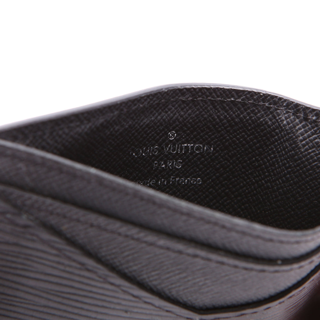 Neo Porte Cartes Card Holder Epi Black