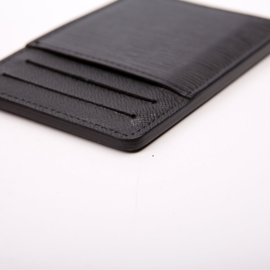 Neo Porte Cartes Card Holder Epi Black