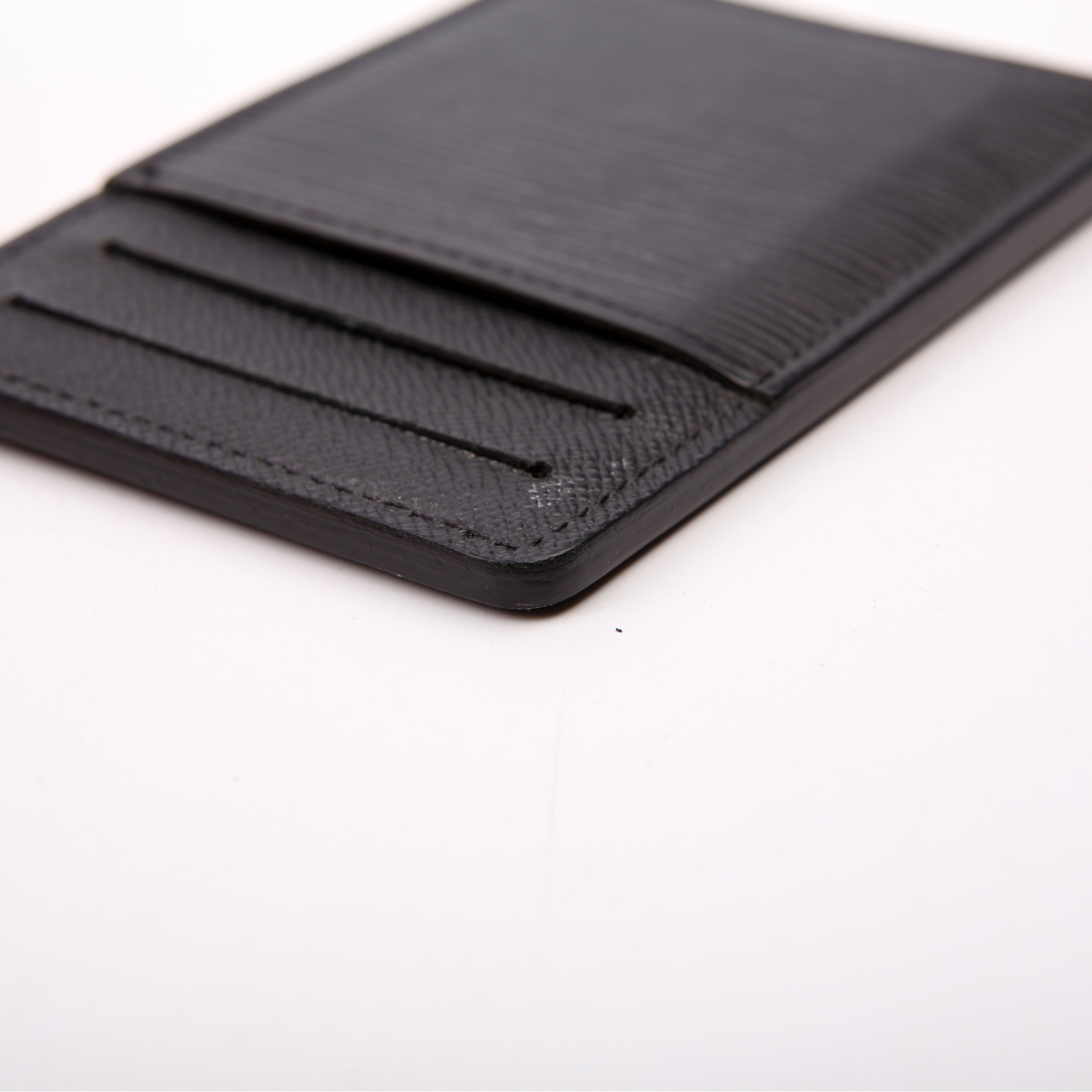 Neo Porte Cartes Card Holder Epi Black
