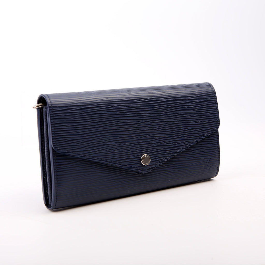 Sarah Wallet Epi Newer Navy