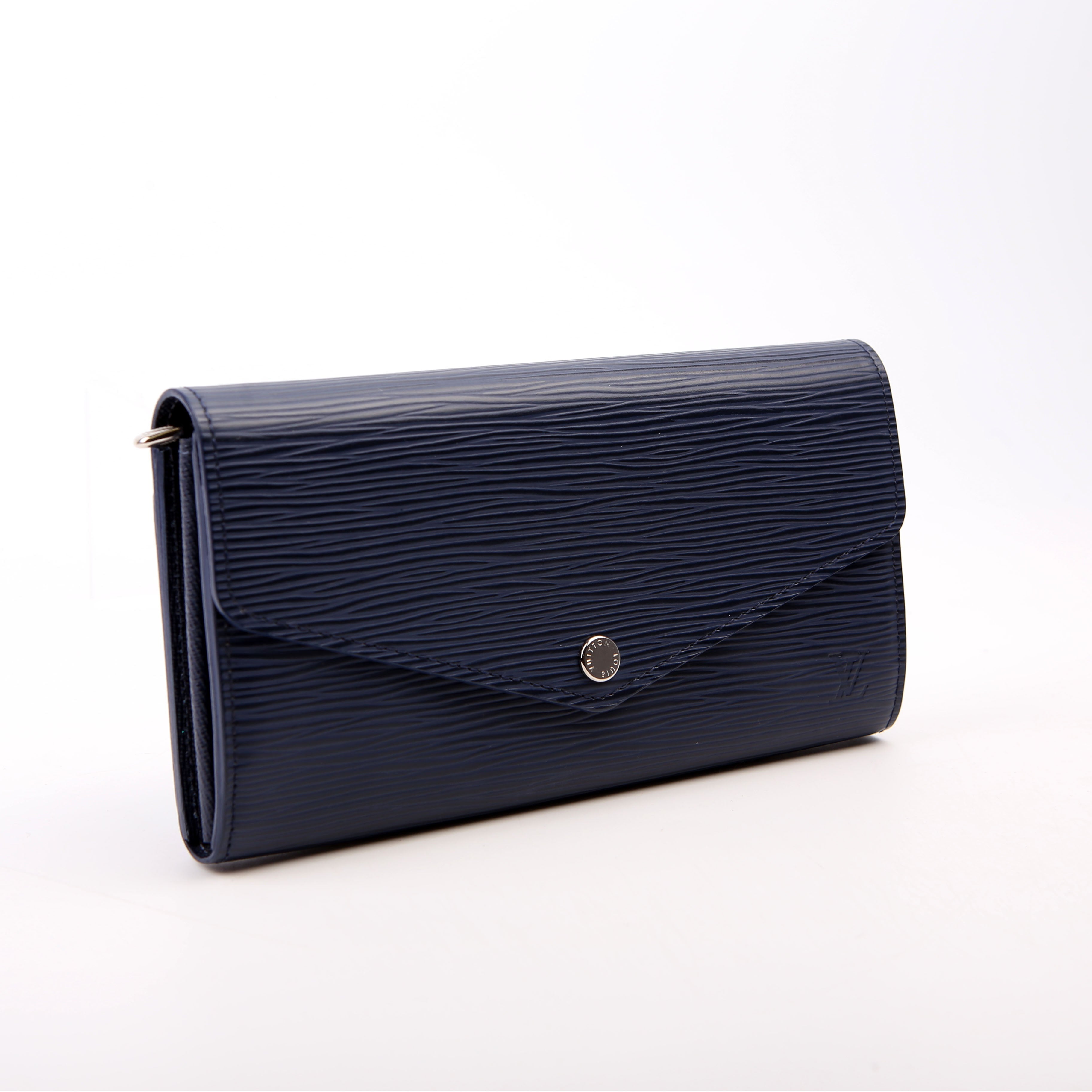 Sarah Wallet Epi Newer Navy