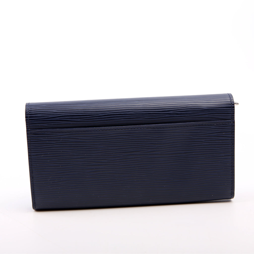 Sarah Wallet Epi Newer Navy