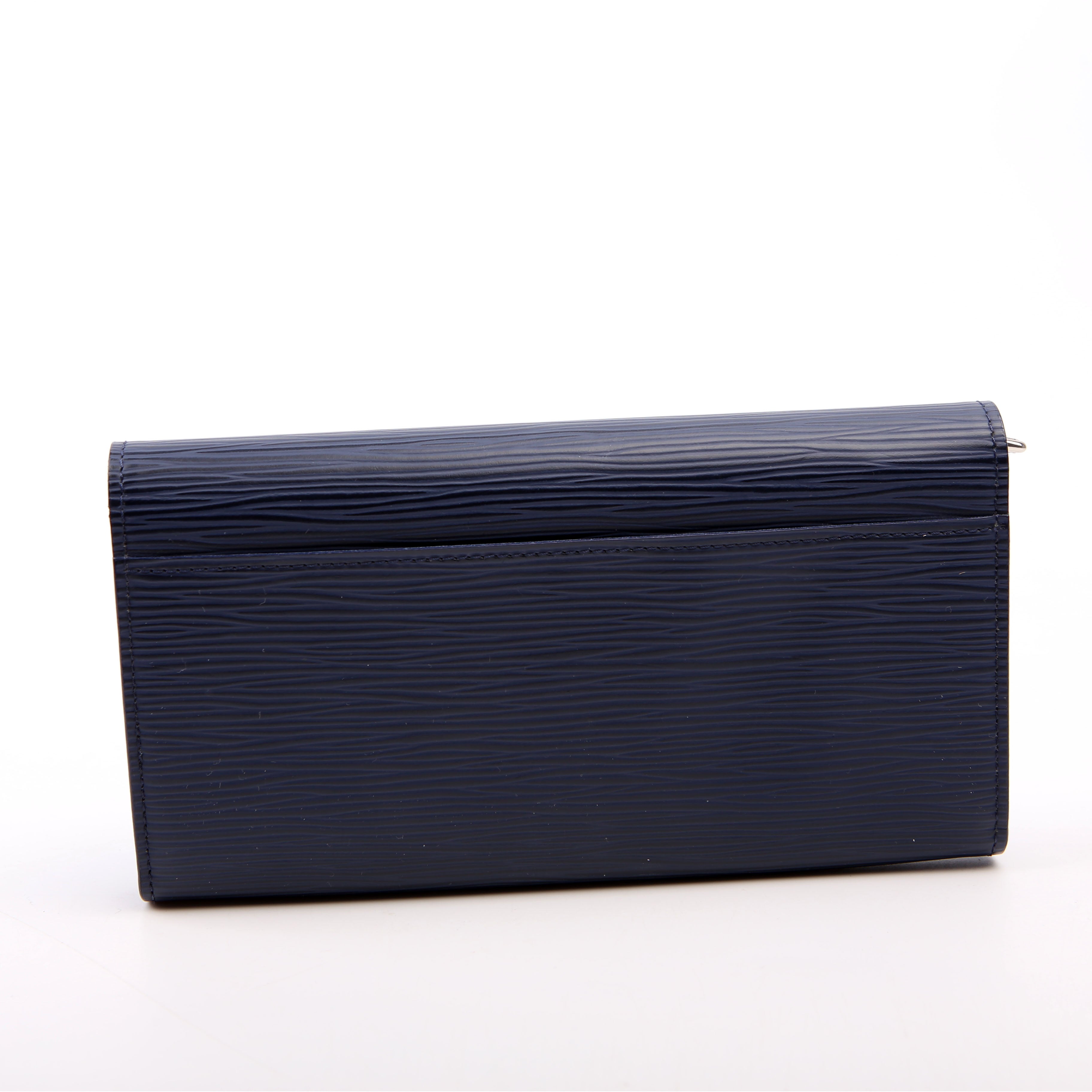 Sarah Wallet Epi Newer Navy