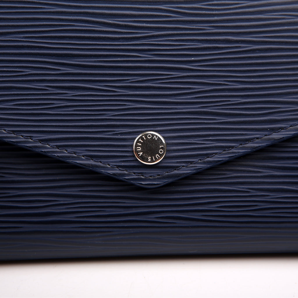 Sarah Wallet Epi Newer Navy