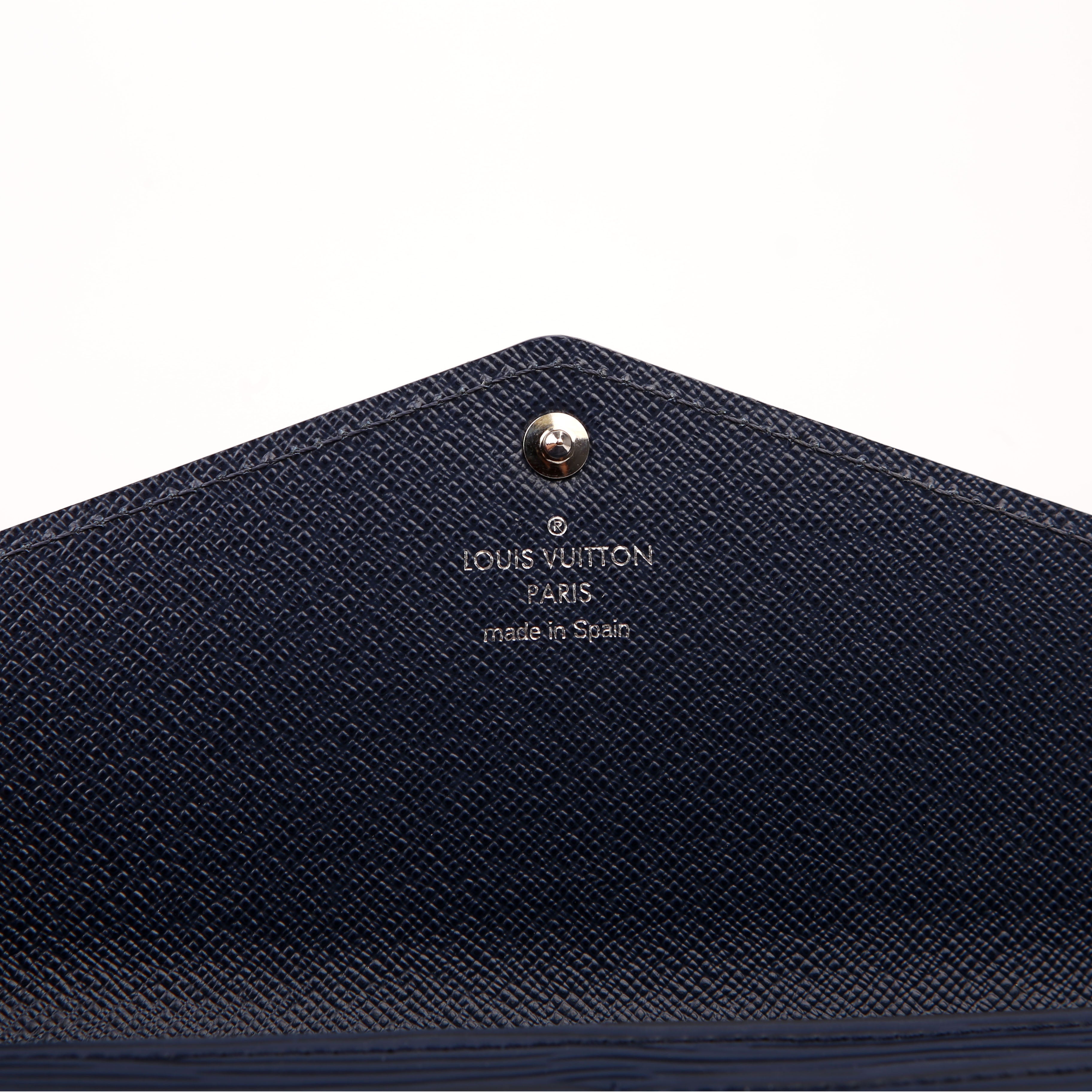 Sarah Wallet Epi Newer Navy