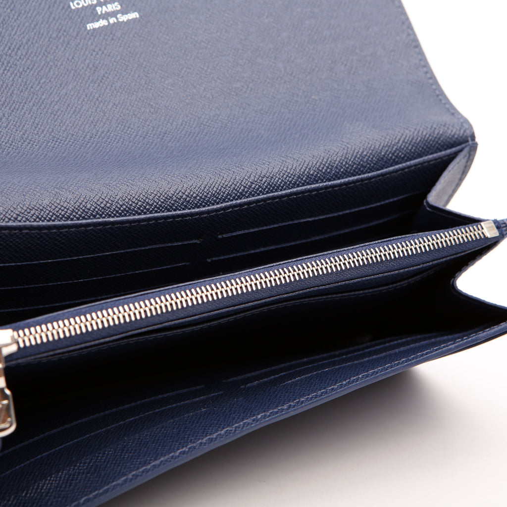 Sarah Wallet Epi Newer Navy