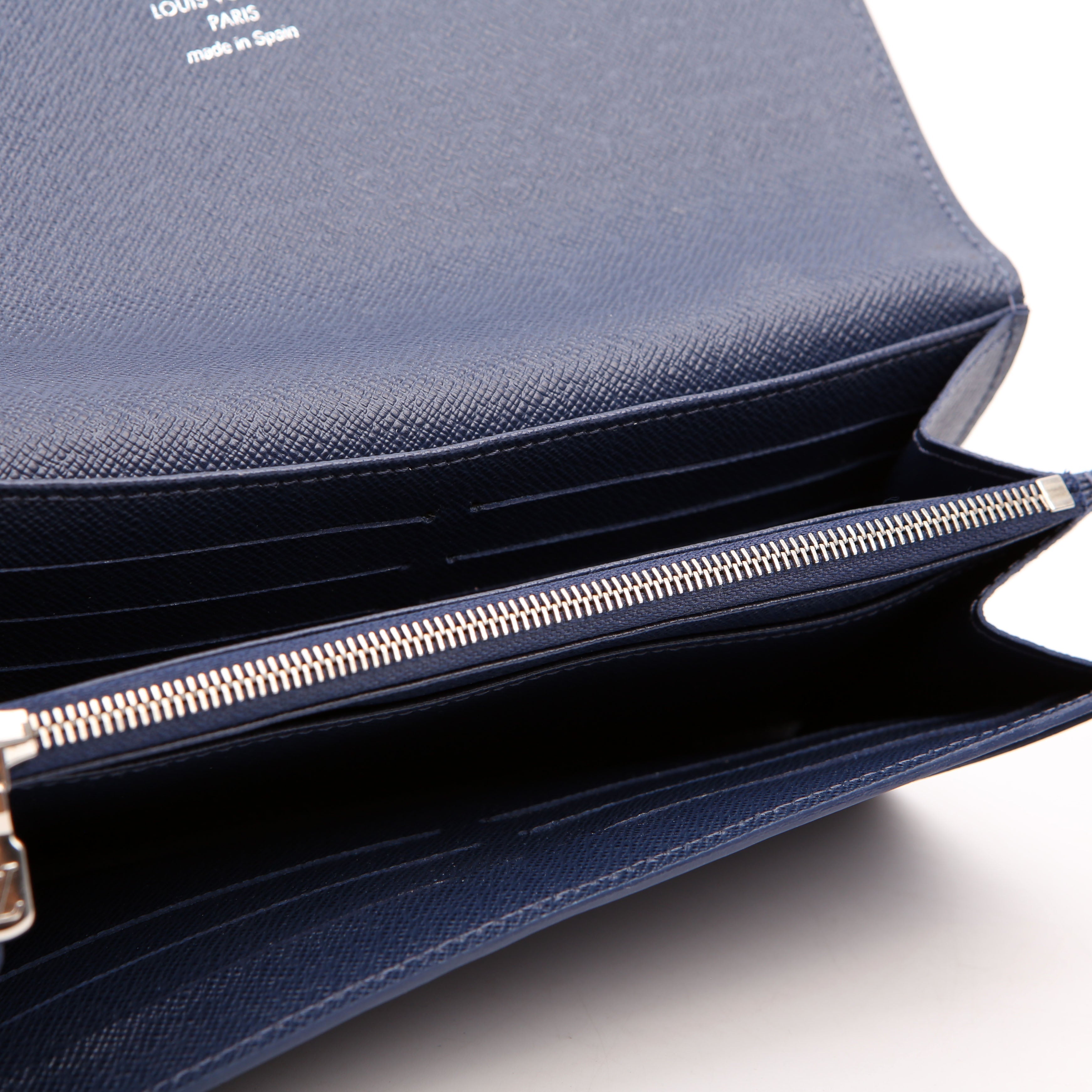 Sarah Wallet Epi Newer Navy