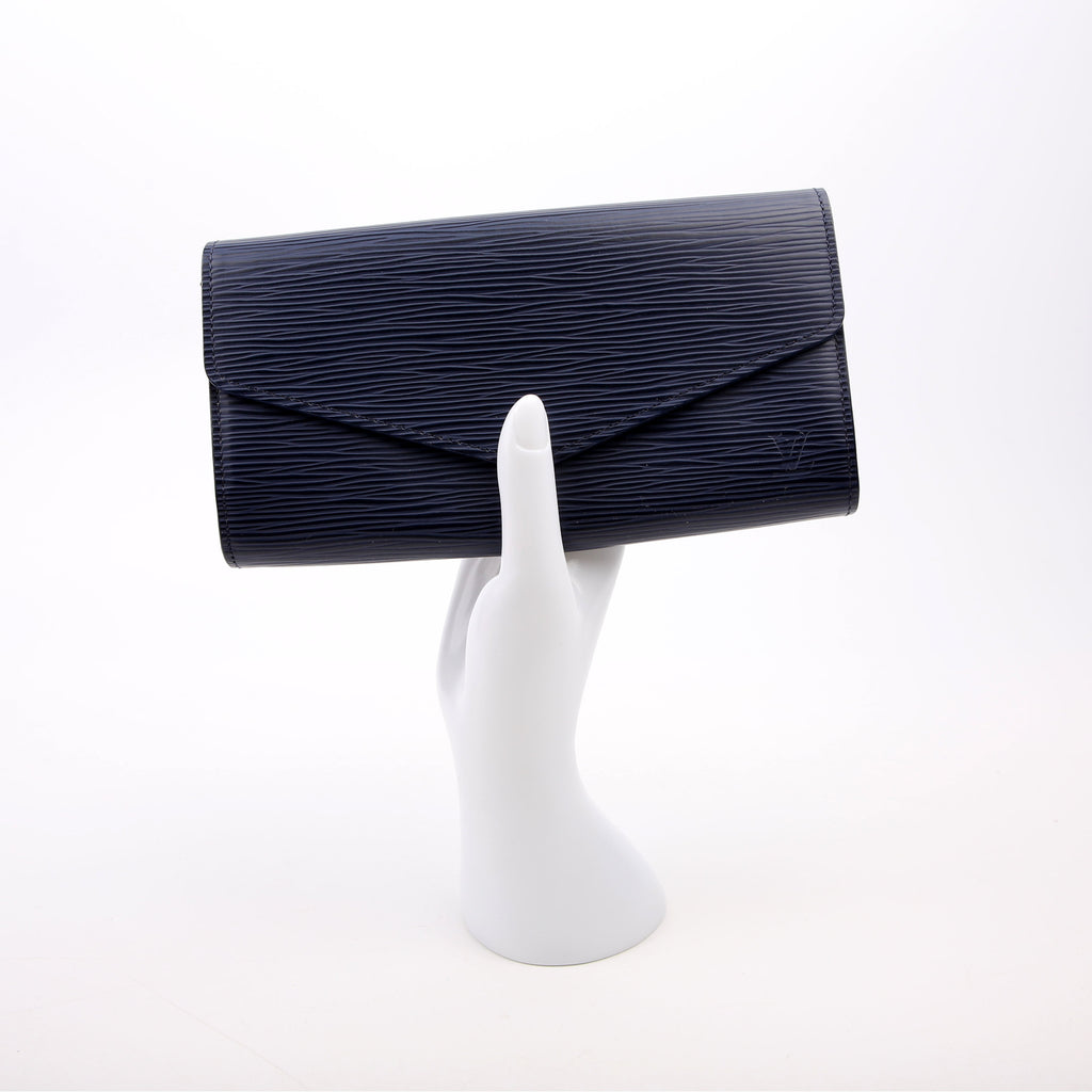 Sarah Wallet Epi Newer Navy