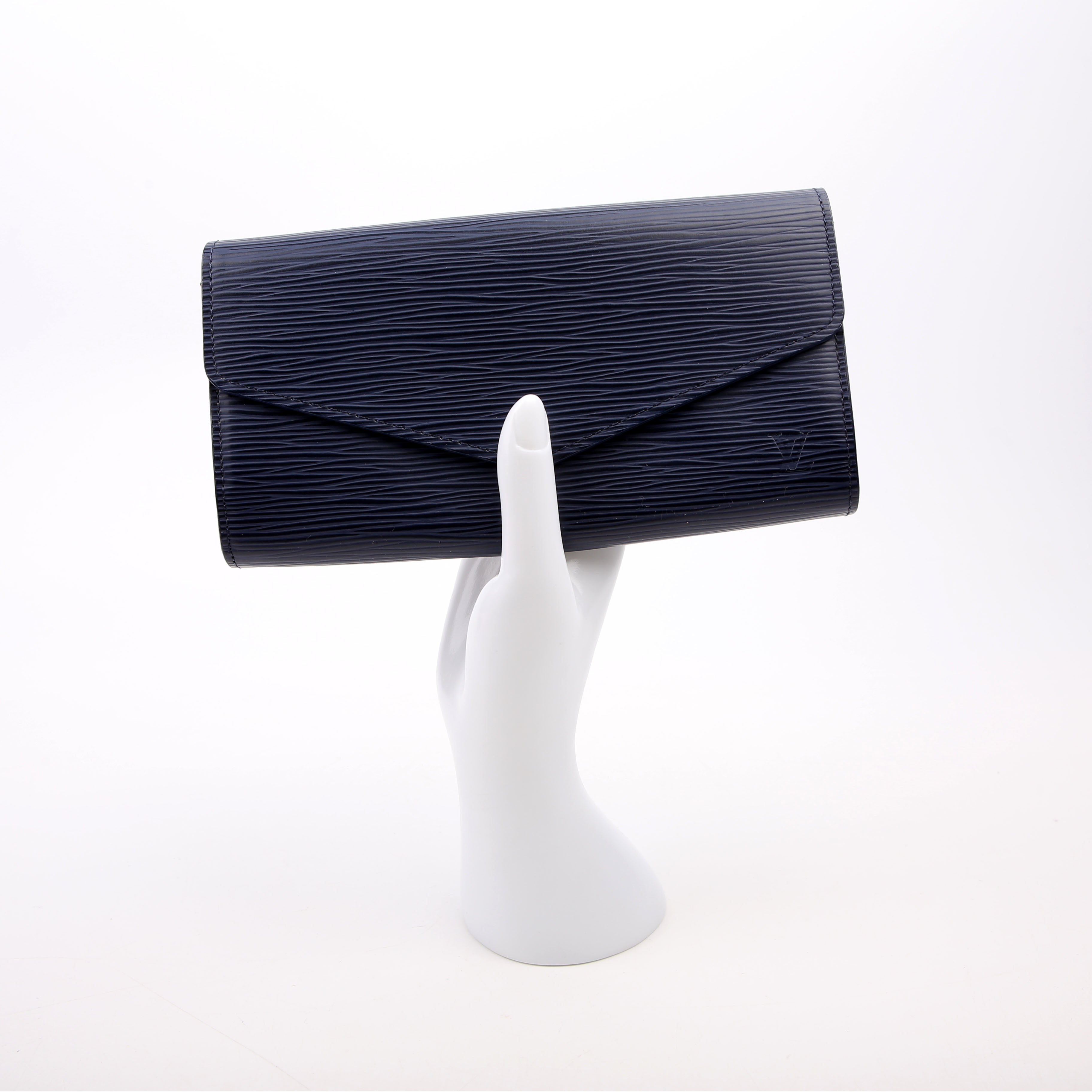 Sarah Wallet Epi Newer Navy