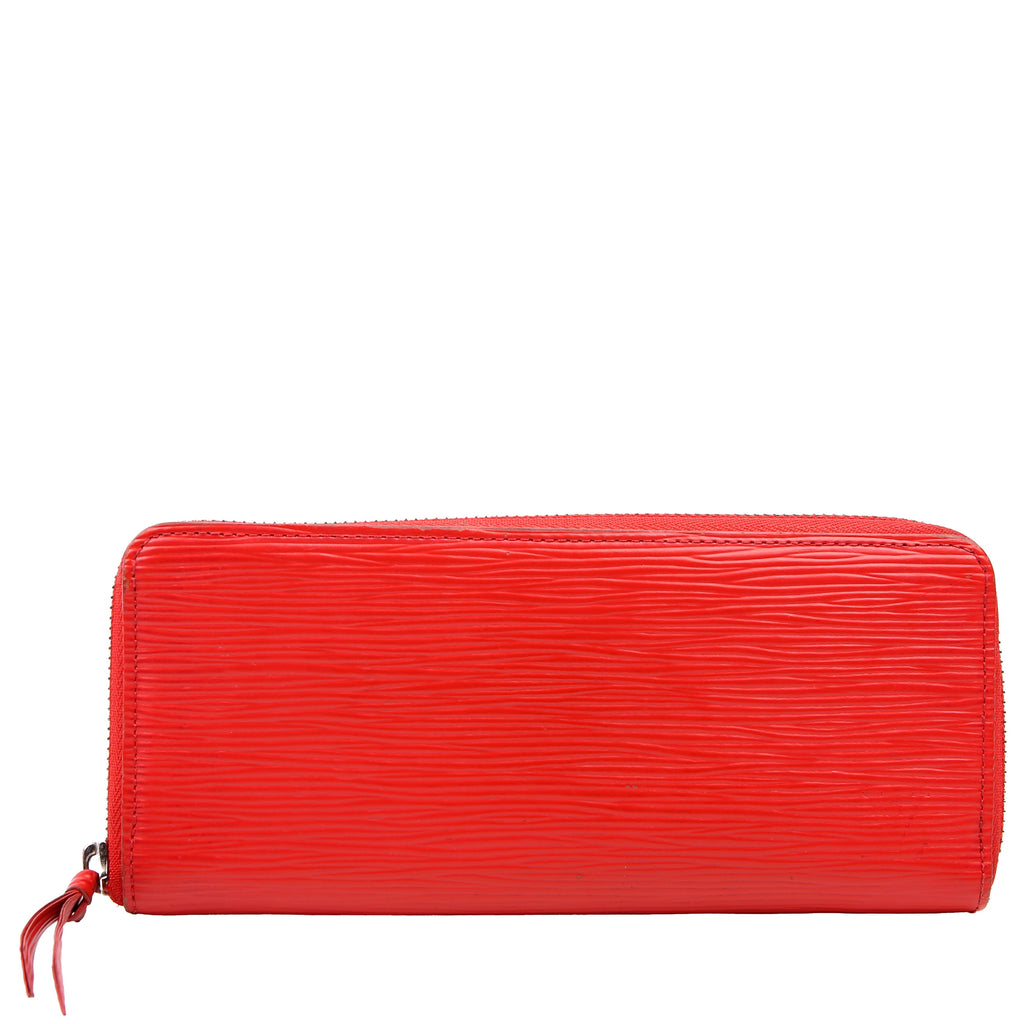 Clemence Wallet Epi Red