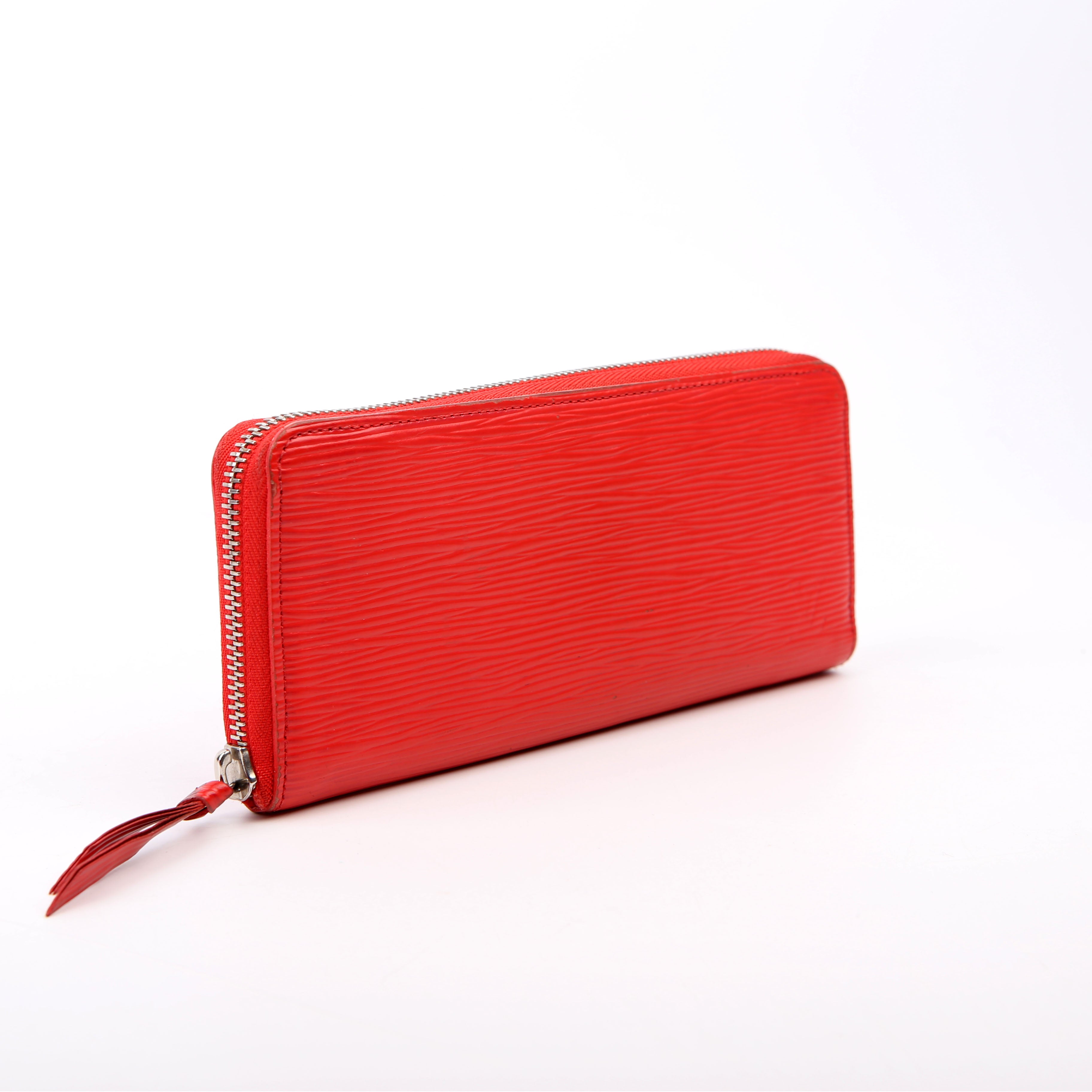 Clemence Wallet Epi Red