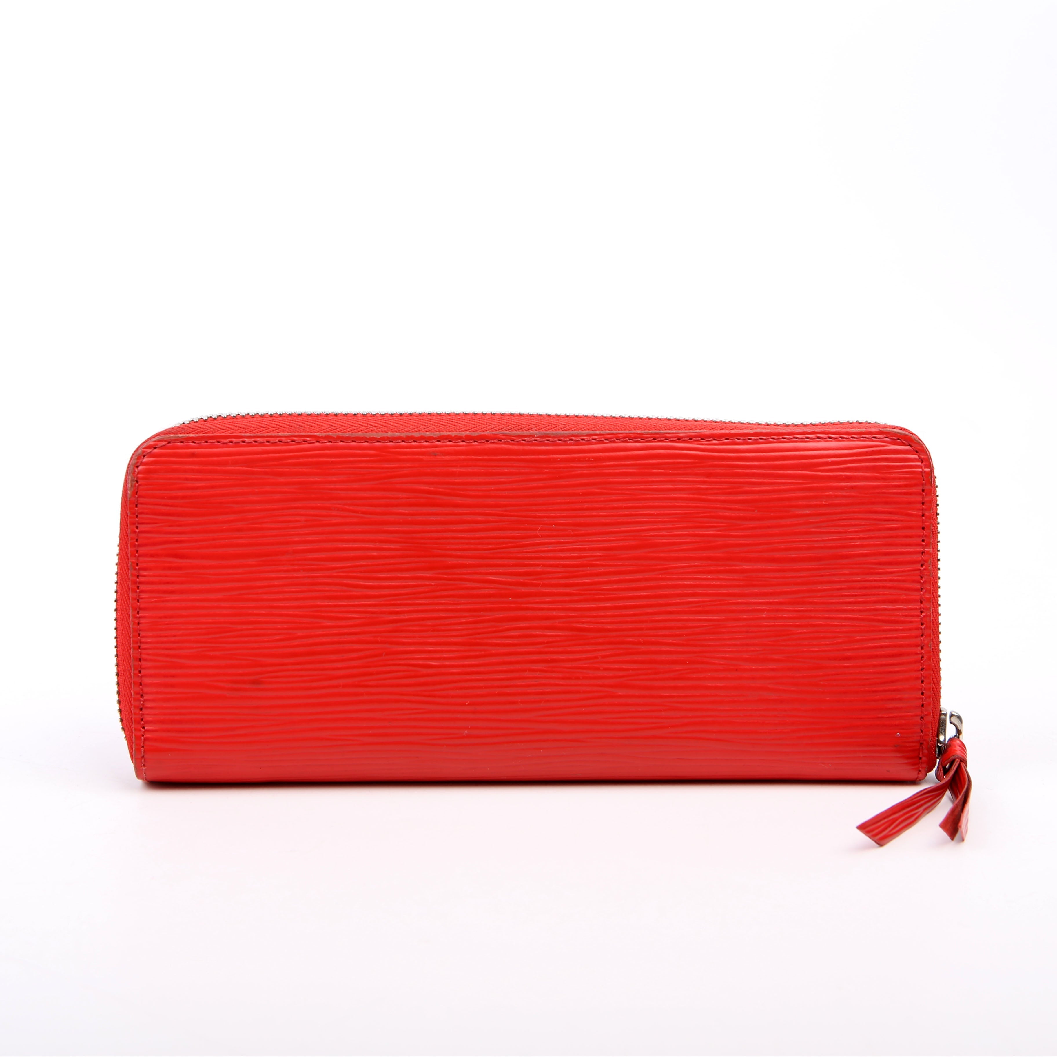 Clemence Wallet Epi Red