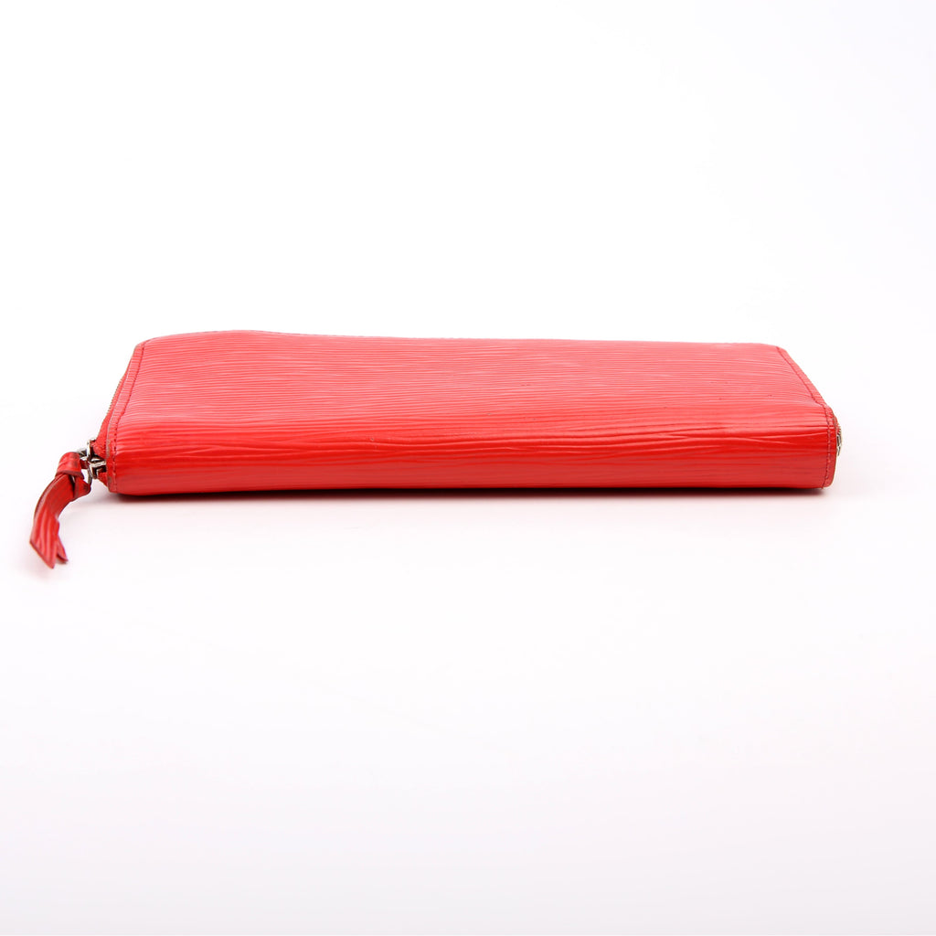 Clemence Wallet Epi Red