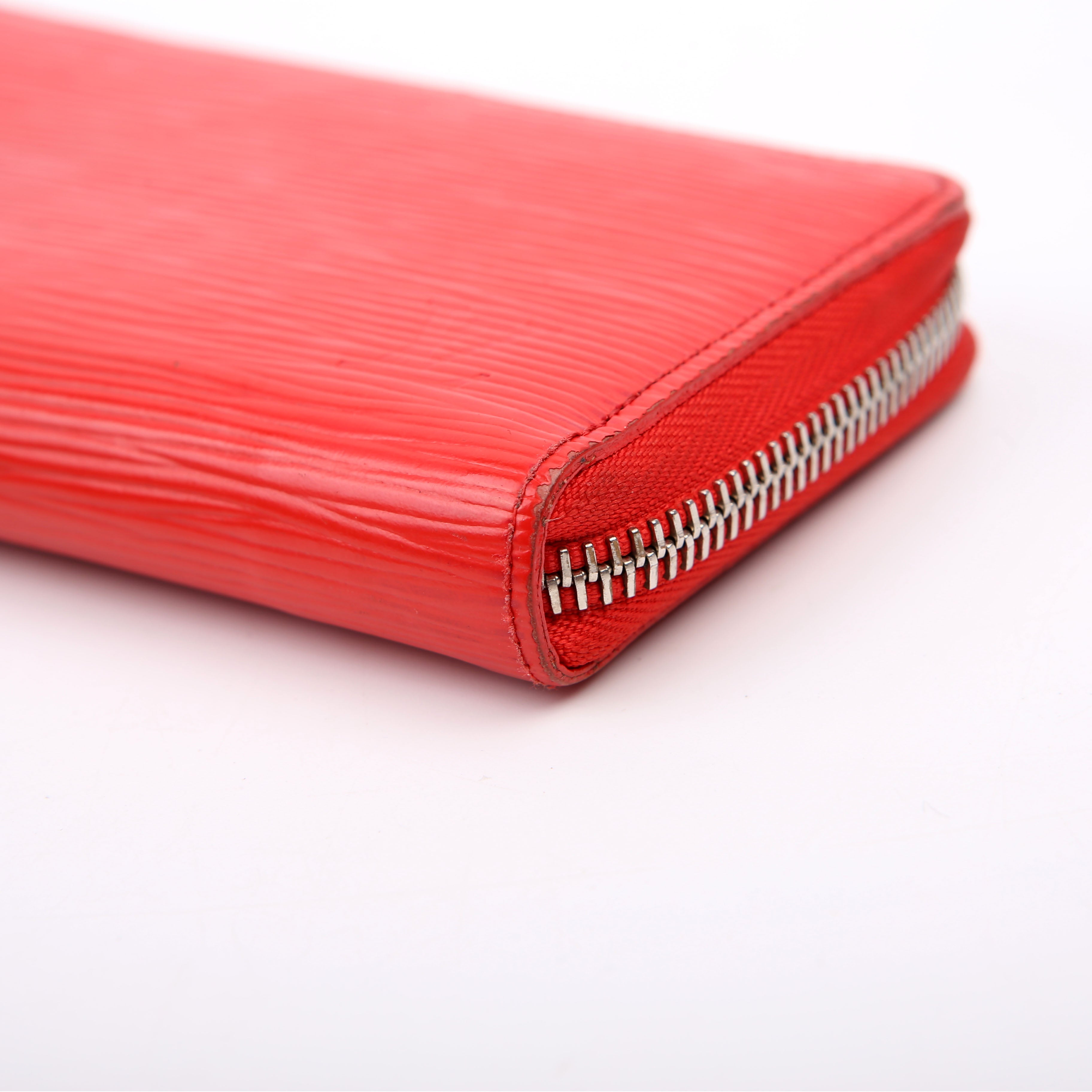 Clemence Wallet Epi Red