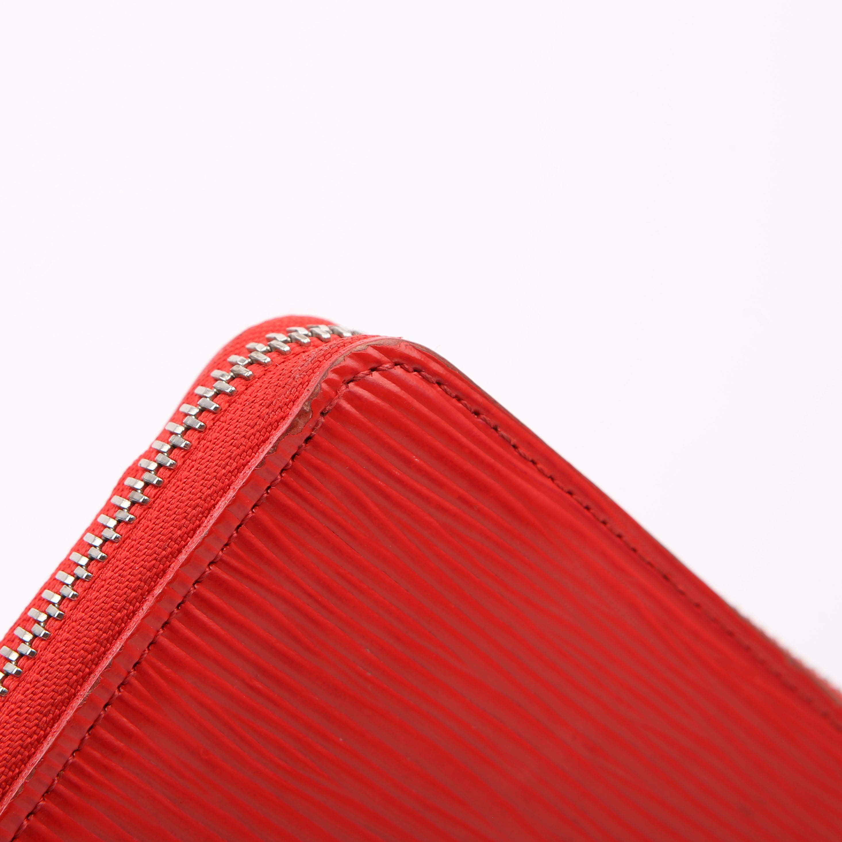 Clemence Wallet Epi Red
