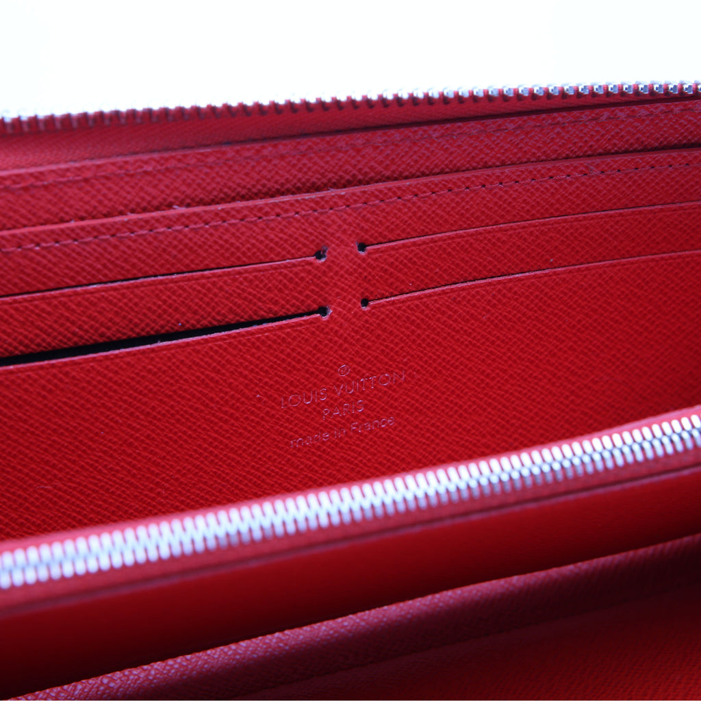 Clemence Wallet Epi Red