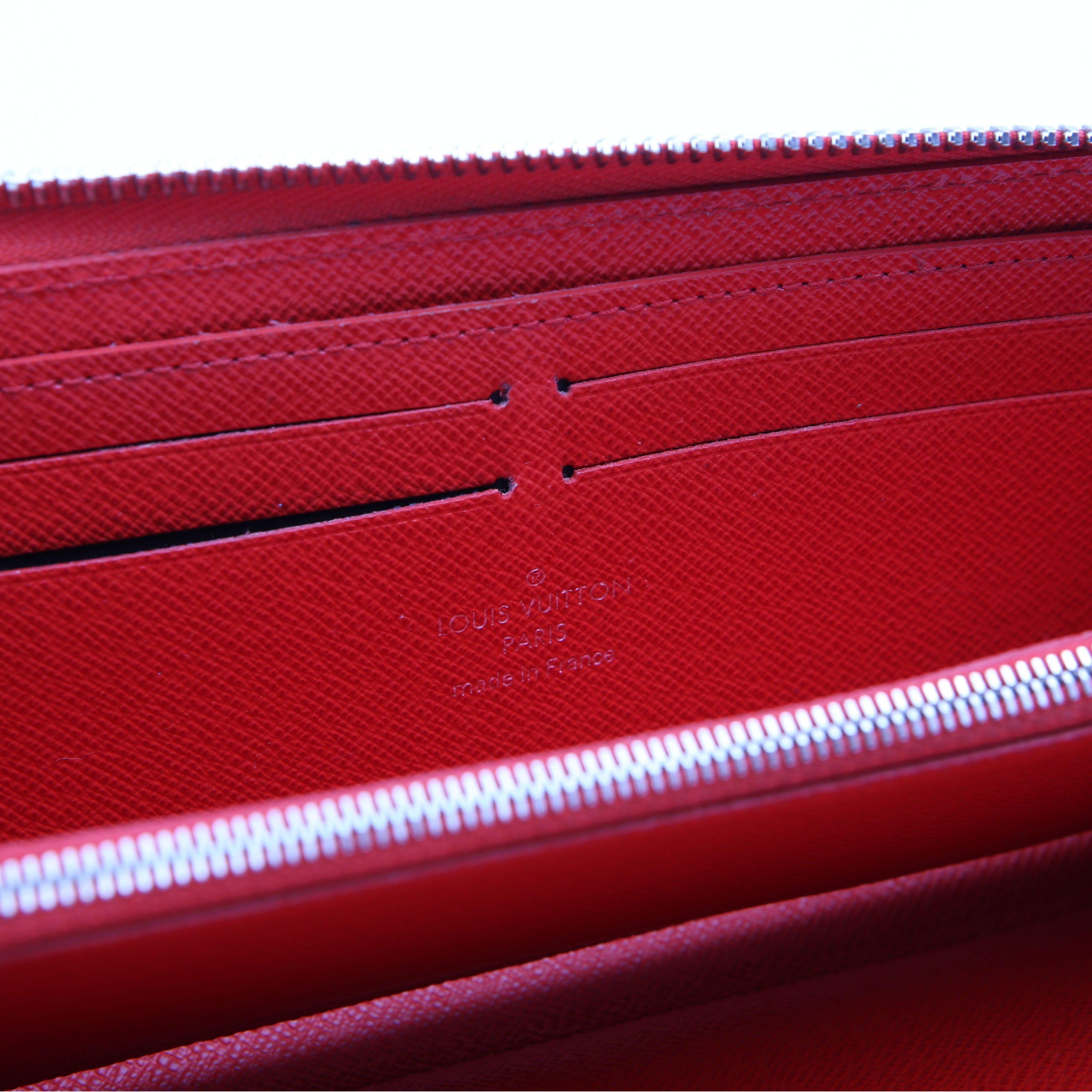 Clemence Wallet Epi Red