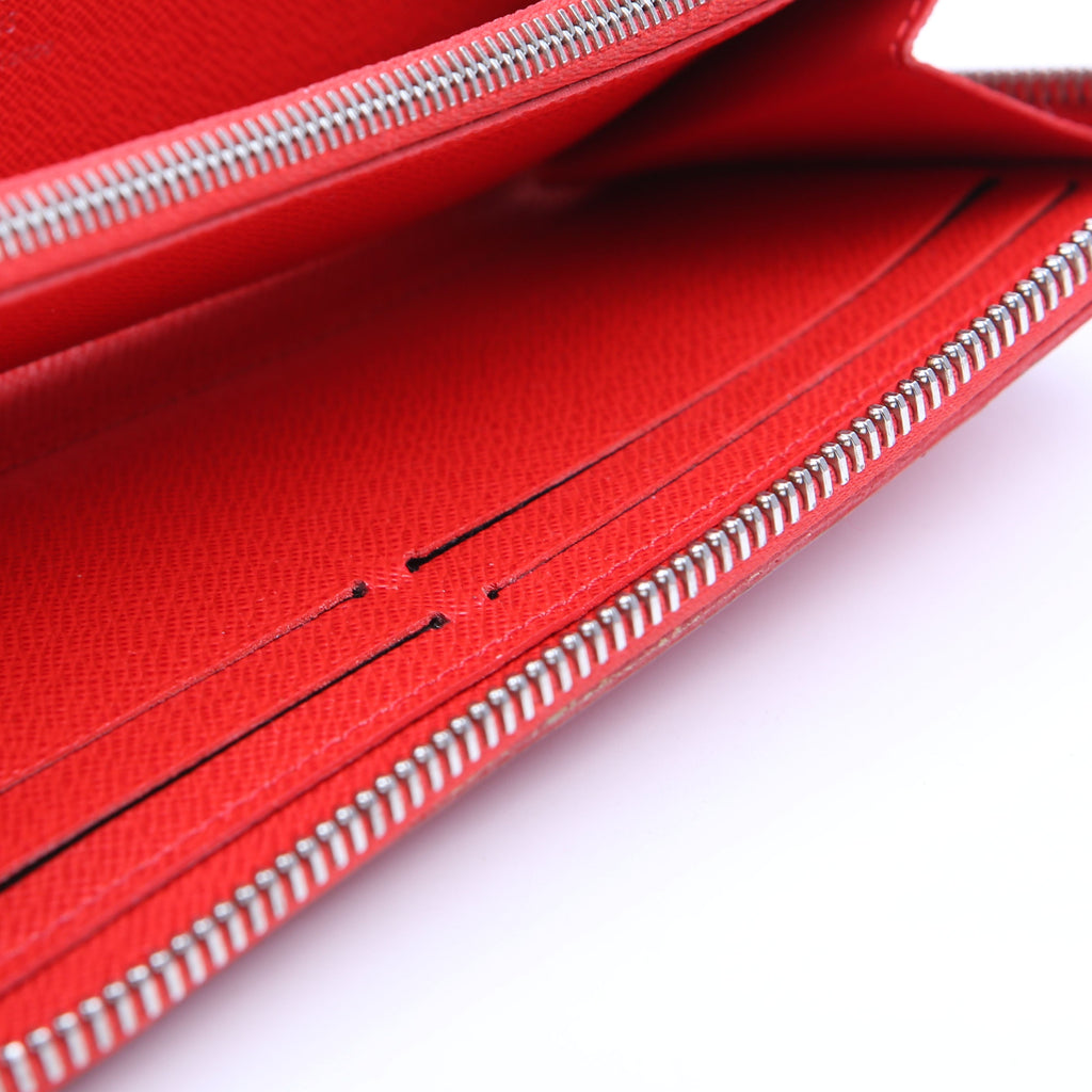 Clemence Wallet Epi Red
