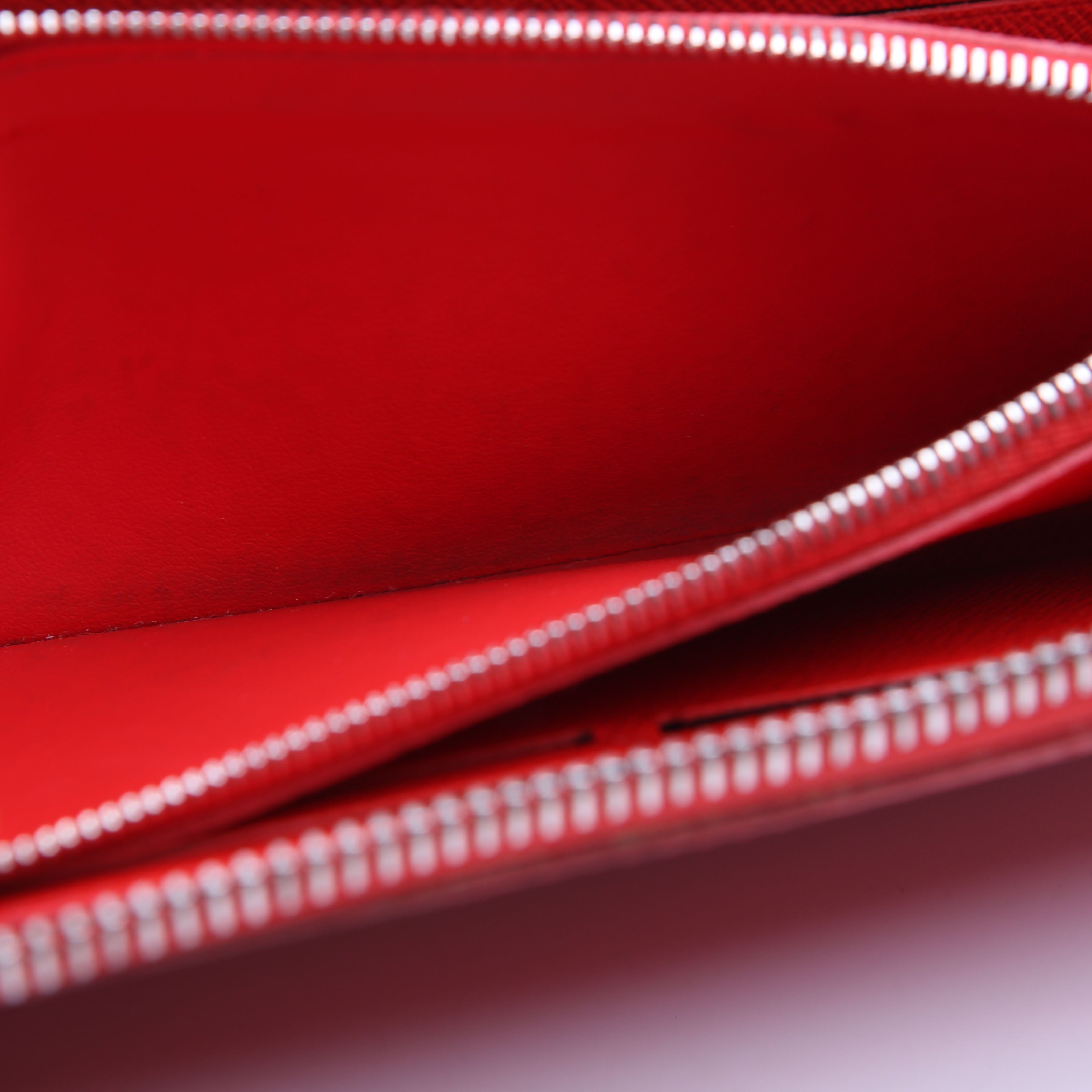 Clemence Wallet Epi Red