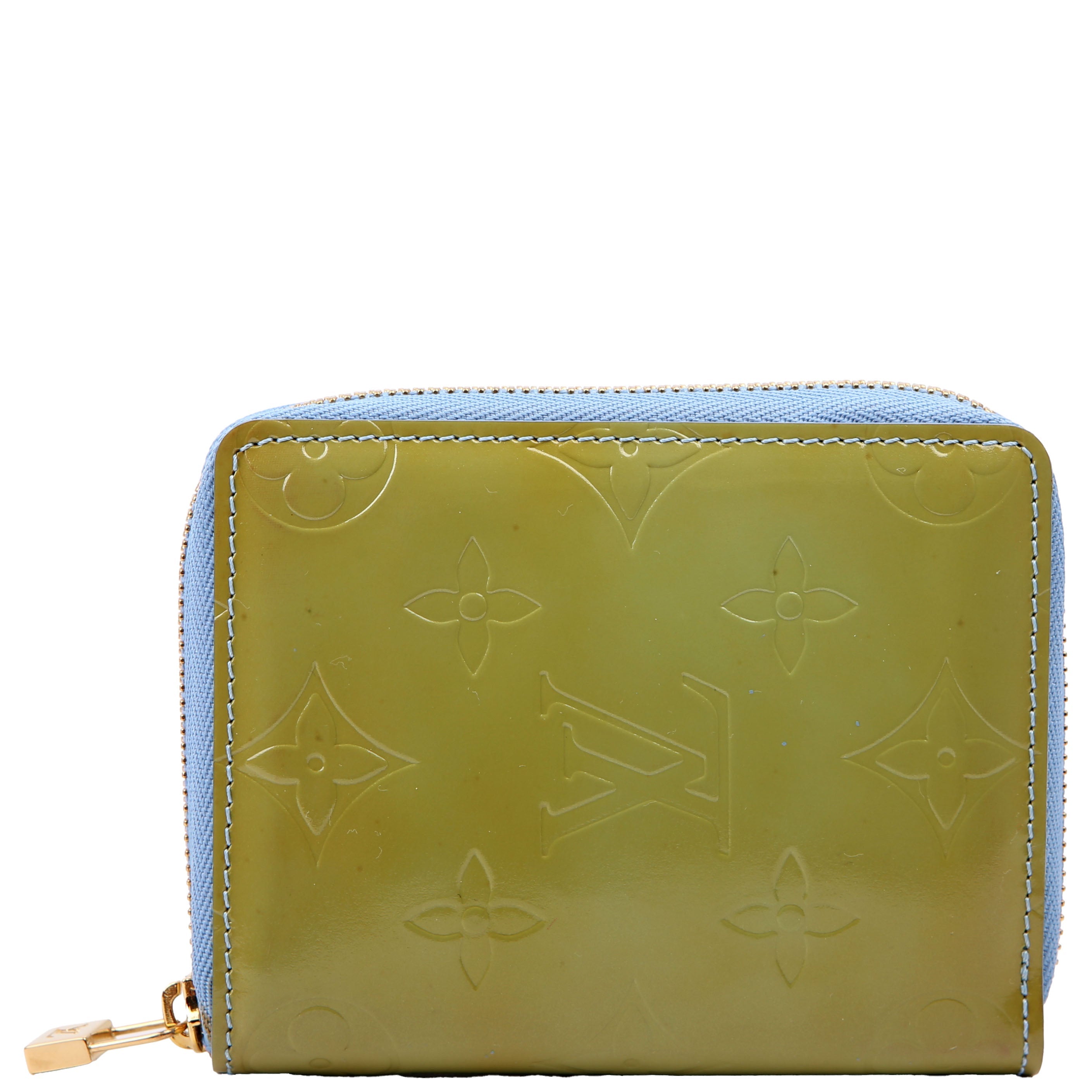 Zippy Coin Purse Vernis Green/Blue