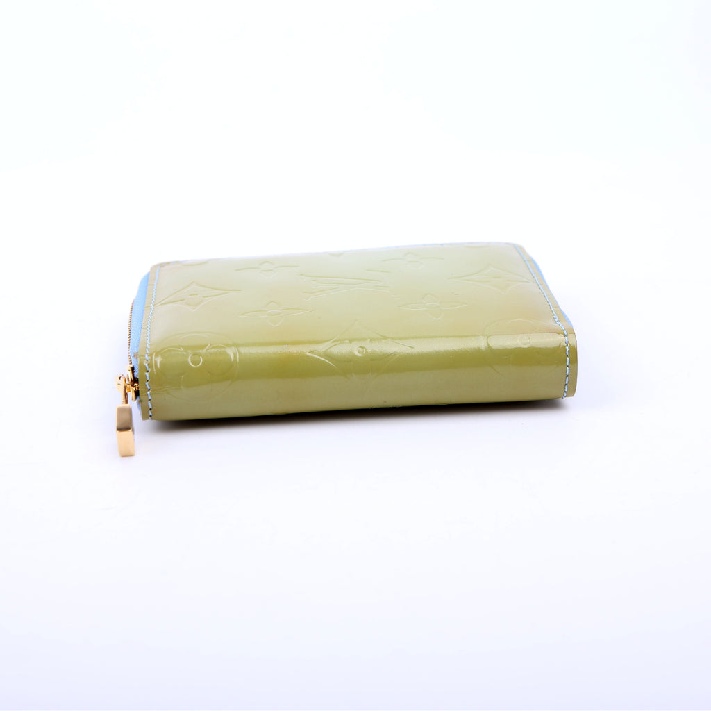 Zippy Coin Purse Vernis Green/Blue