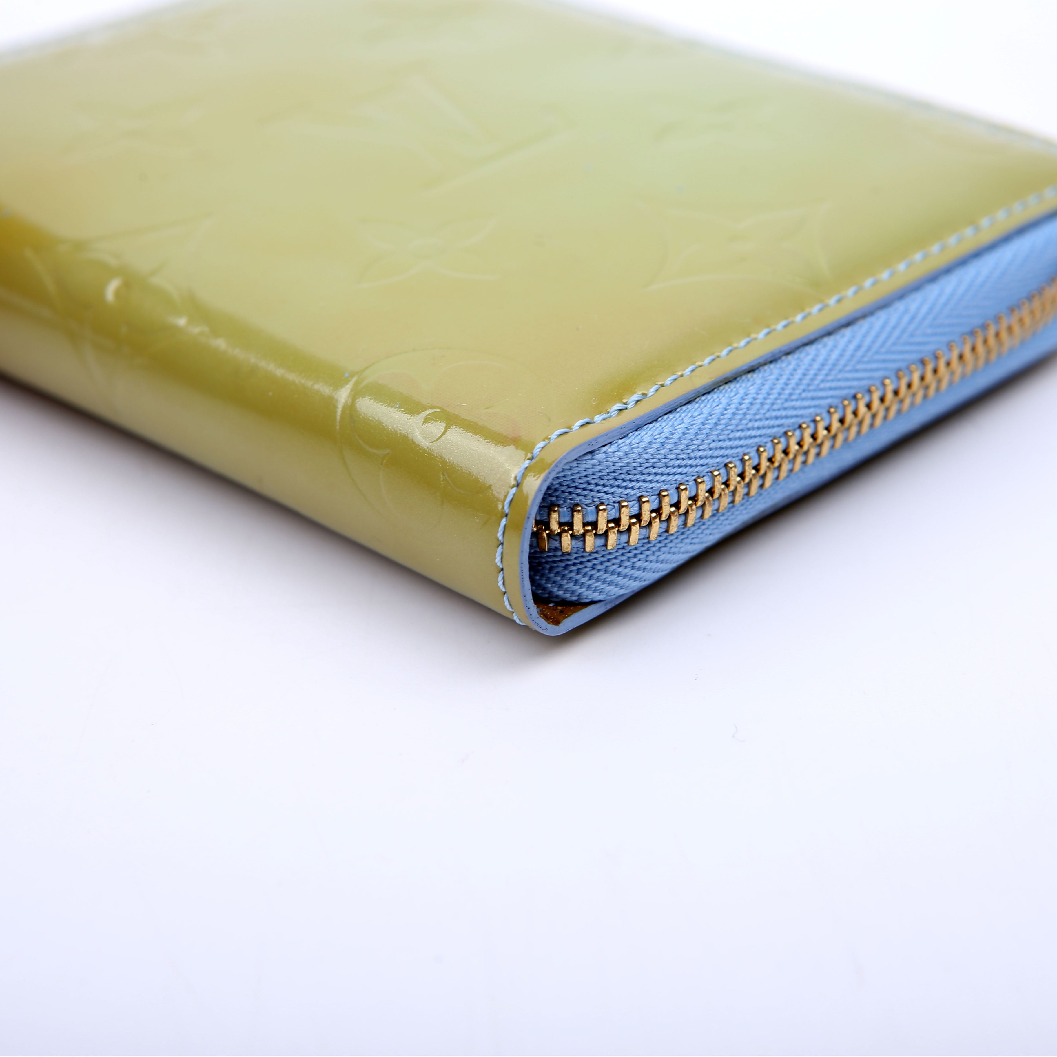Zippy Coin Purse Vernis Green/Blue
