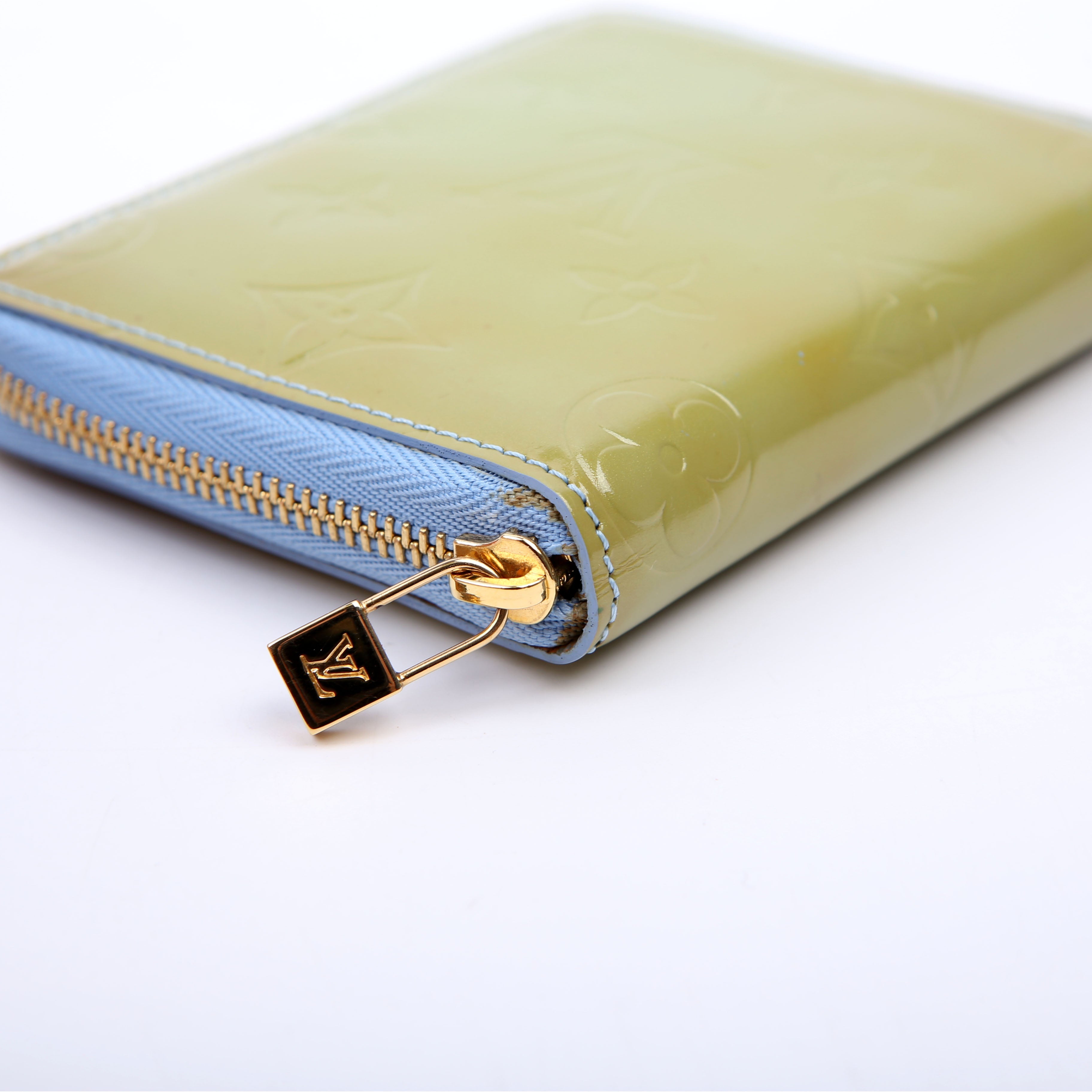Zippy Coin Purse Vernis Green/Blue