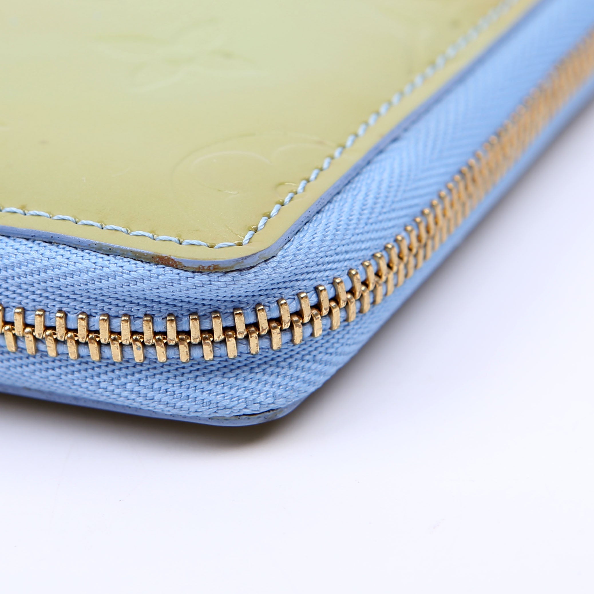 Zippy Coin Purse Vernis Green/Blue