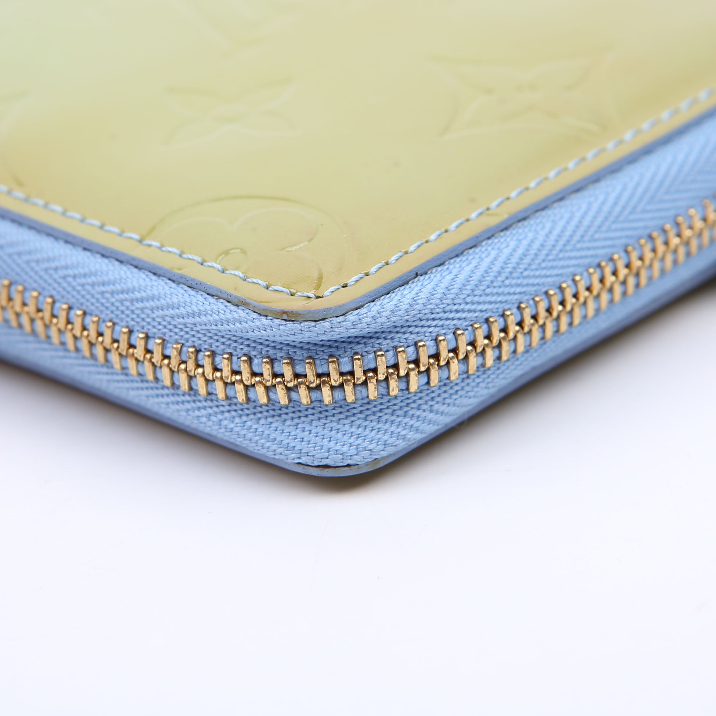 Zippy Coin Purse Vernis Green/Blue
