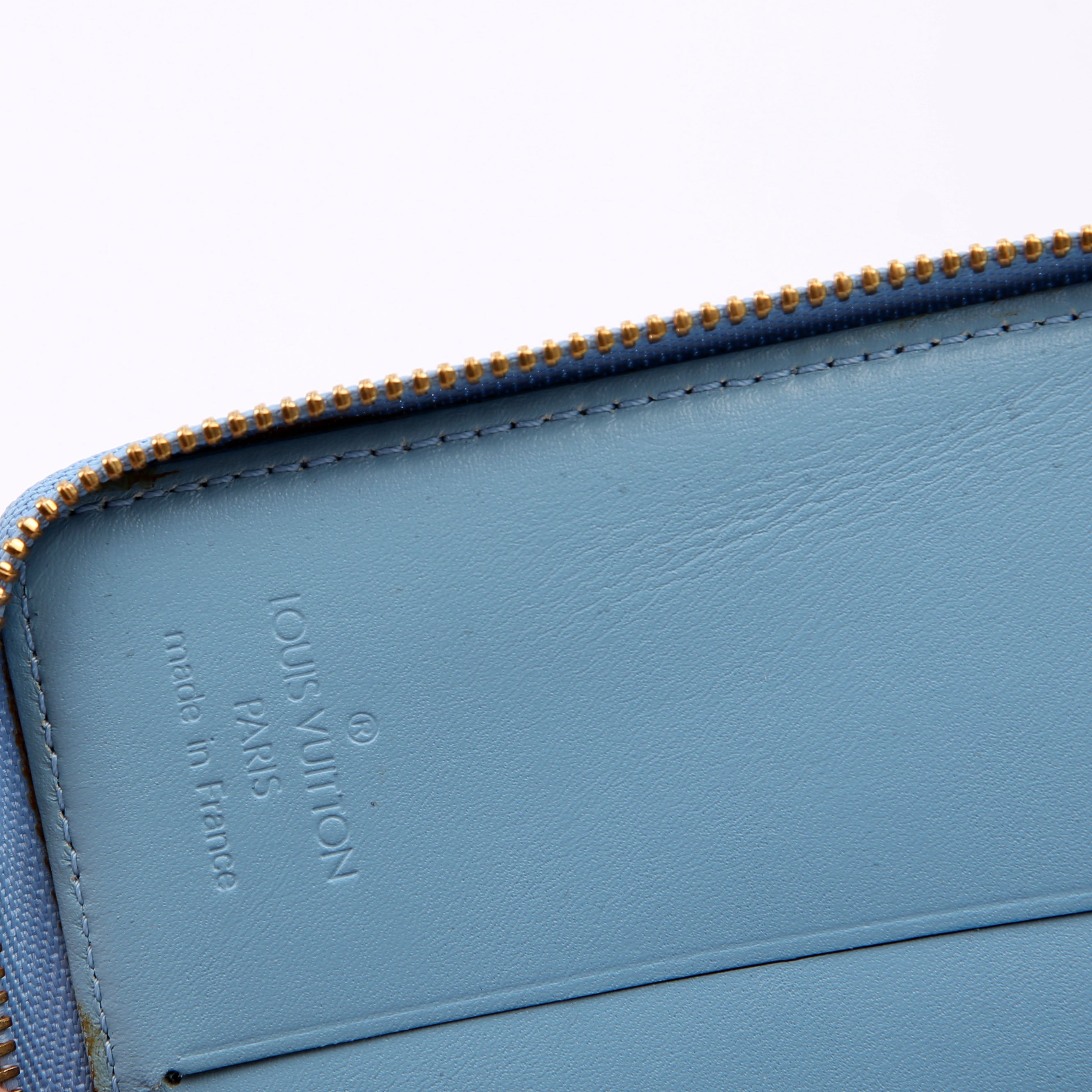 Zippy Coin Purse Vernis Green/Blue