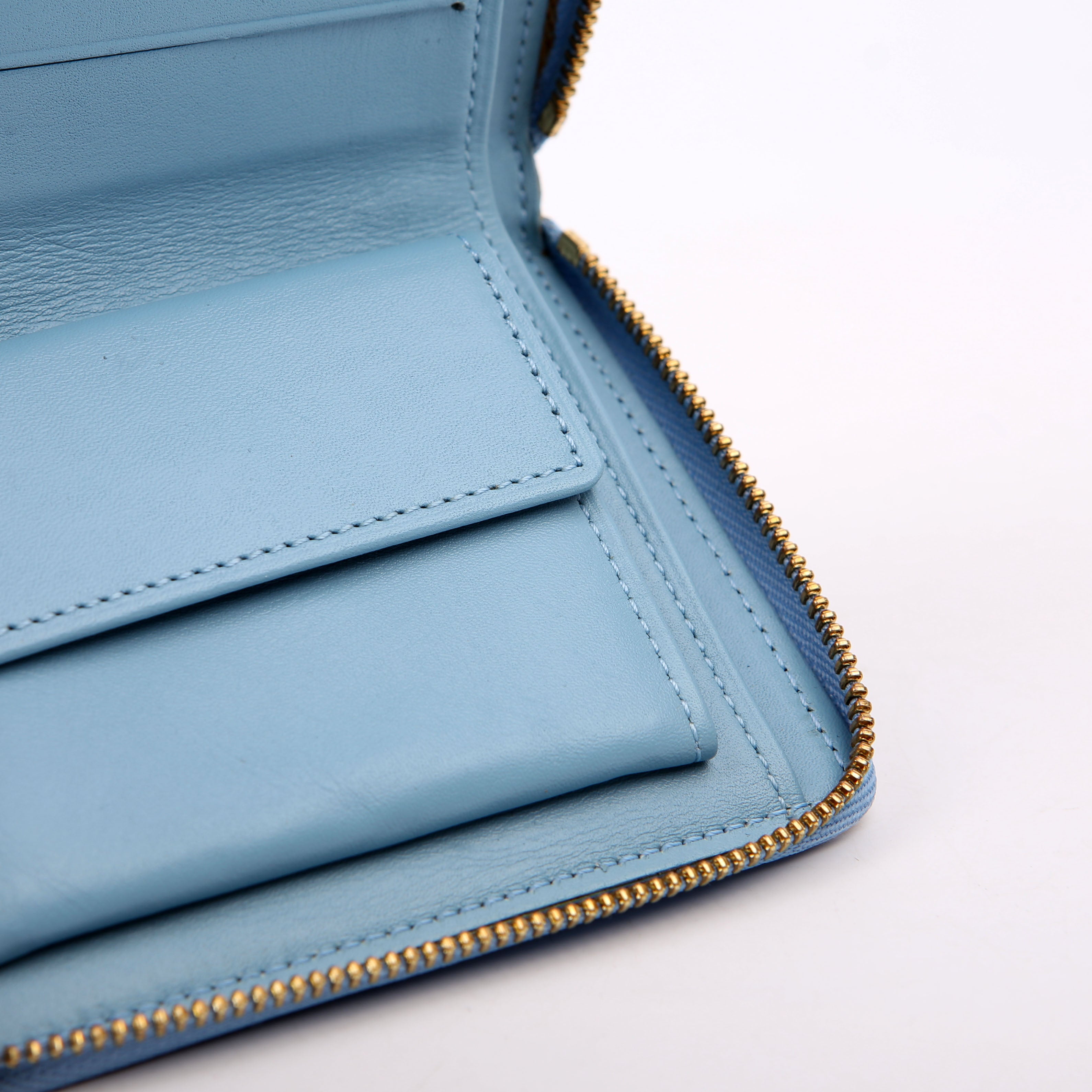 Zippy Coin Purse Vernis Green/Blue