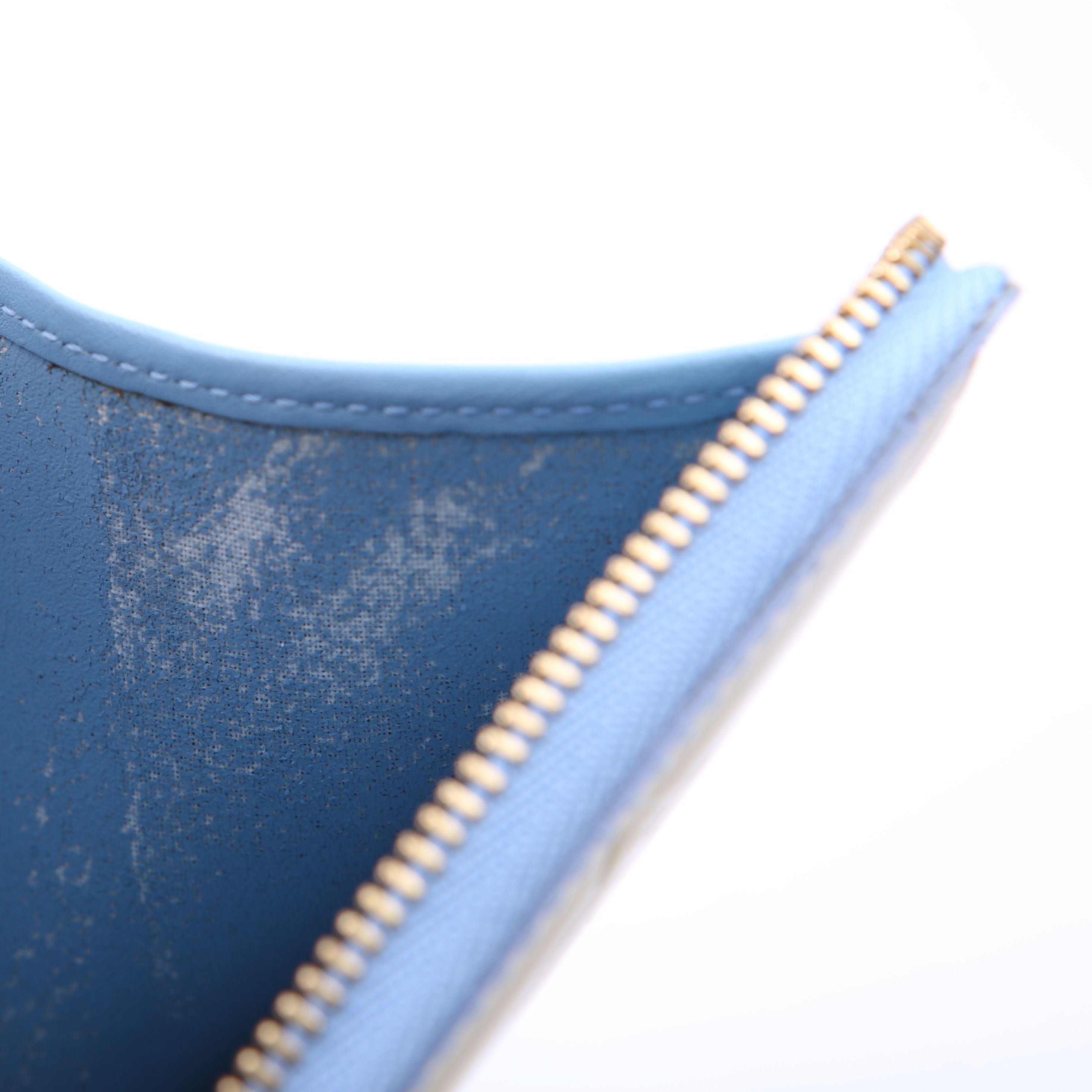 Zippy Coin Purse Vernis Green/Blue