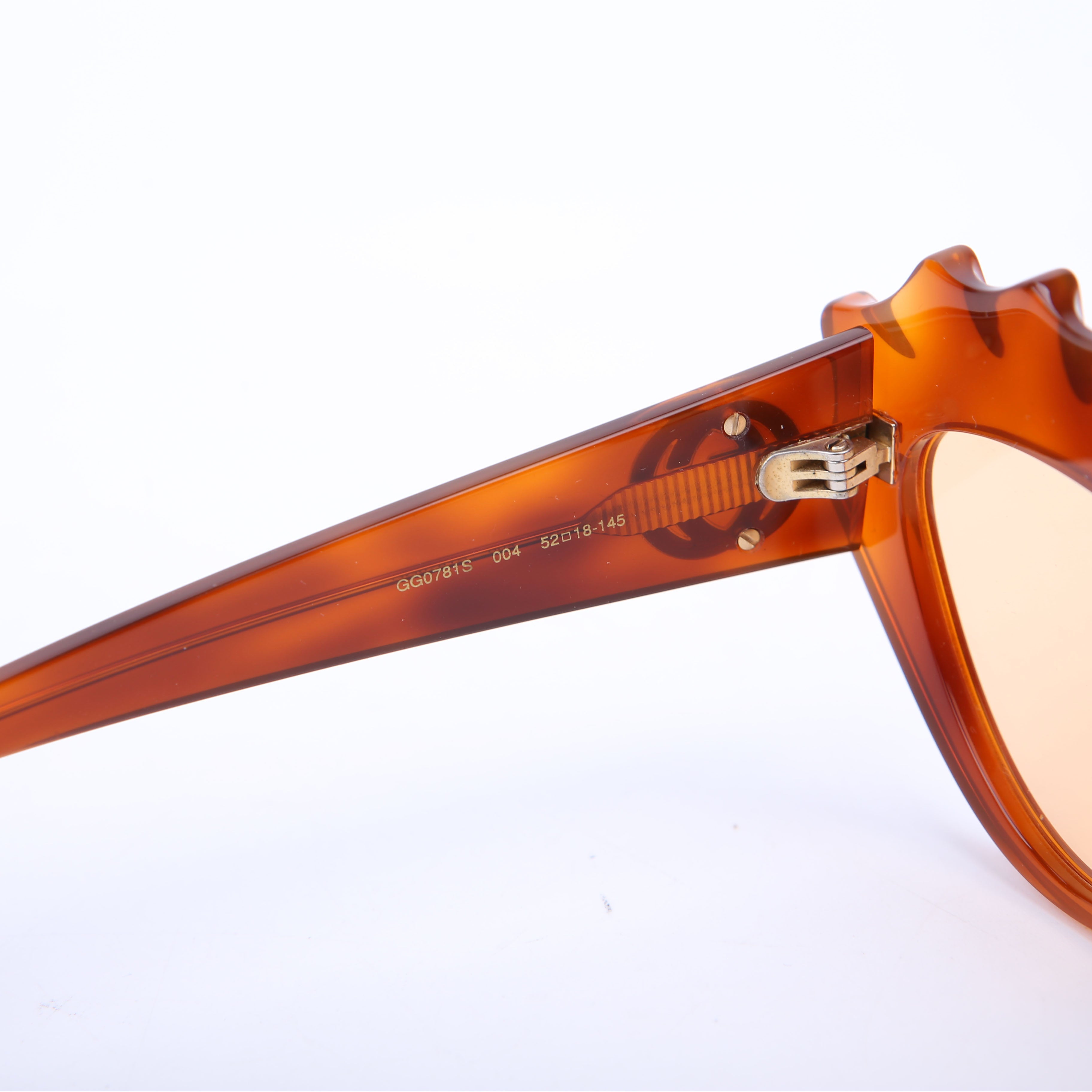 Gucci GG0782S Cat Eye Sunglasses Brown