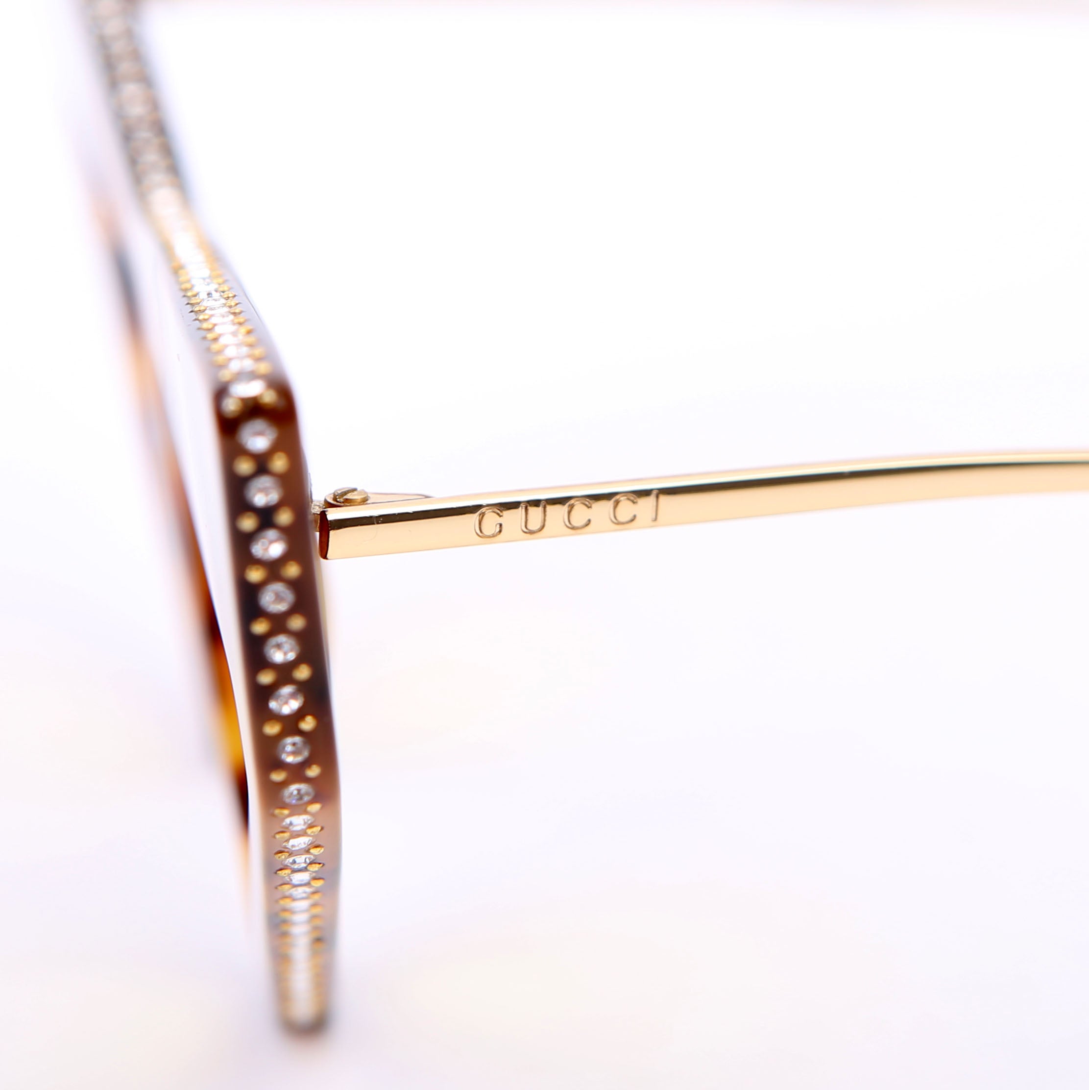 Gucci GG0430S 003 Crystal Sunglasses
