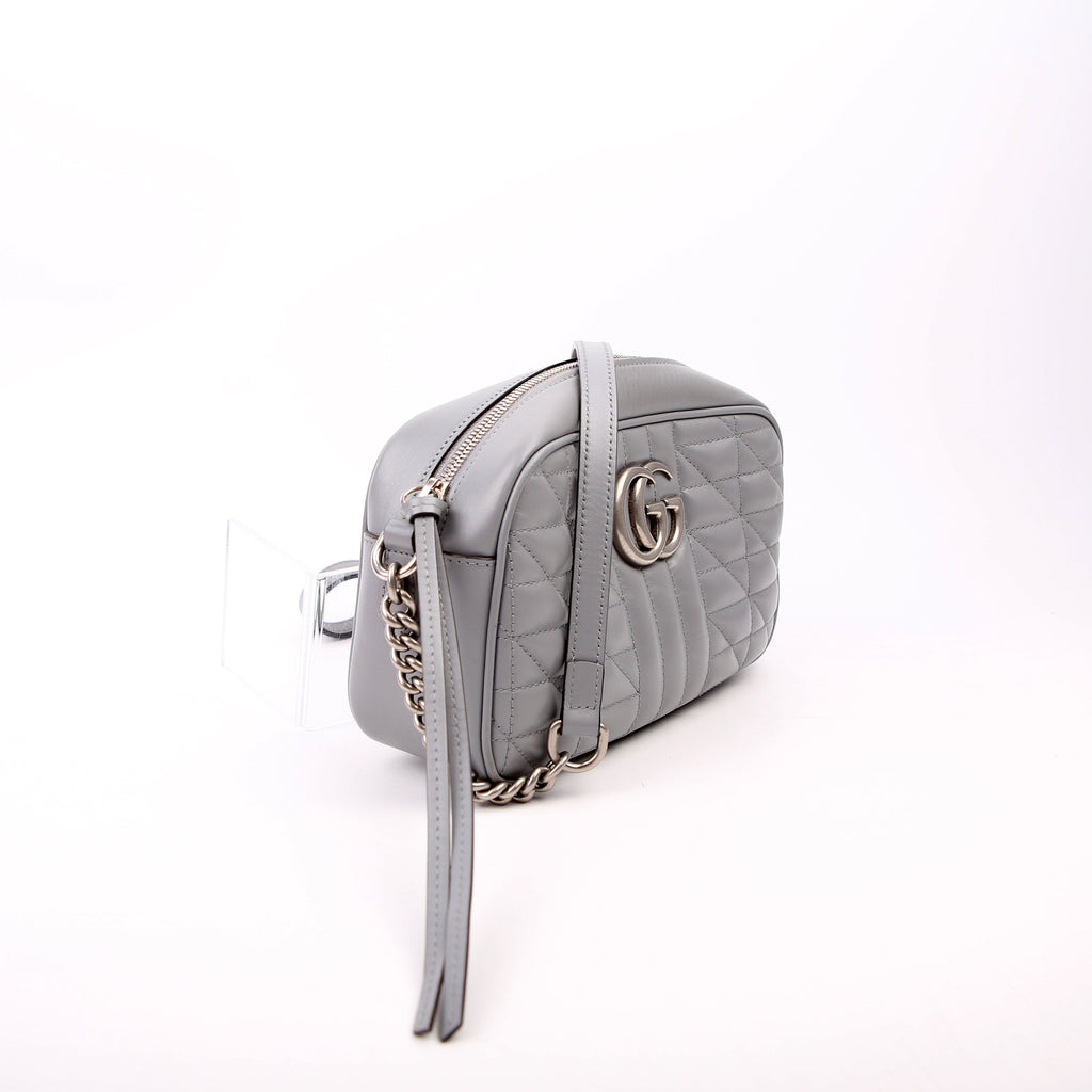 Gucci 447632 Marmont Aria Small Camera Grey