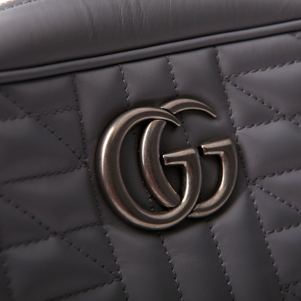 Gucci 447632 Marmont Aria Small Camera Grey