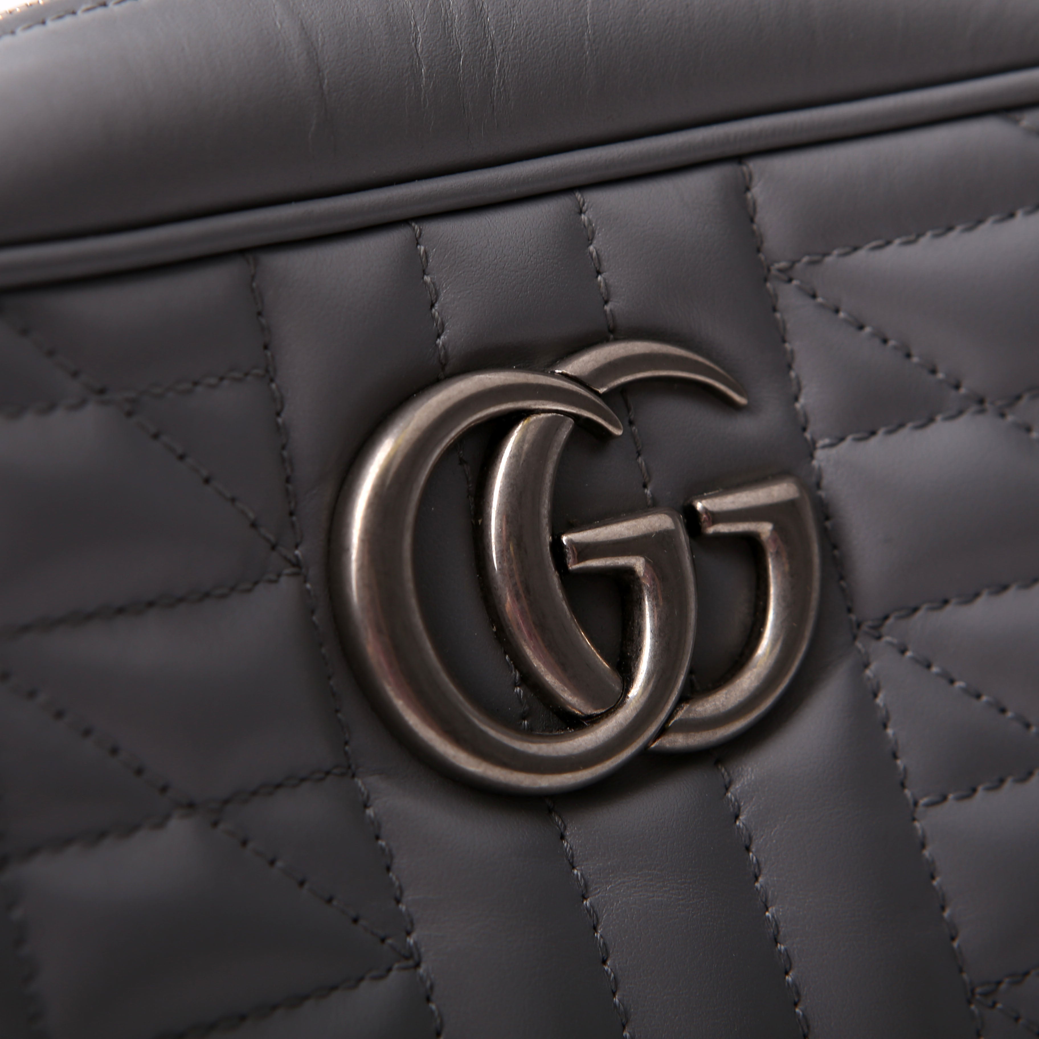 Gucci 447632 Marmont Aria Small Camera Grey