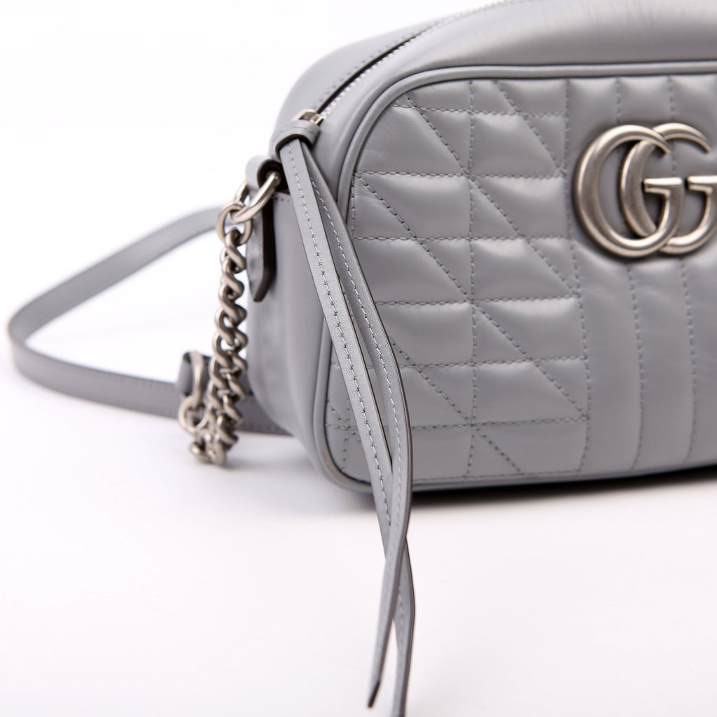 Gucci 447632 Marmont Aria Small Camera Grey