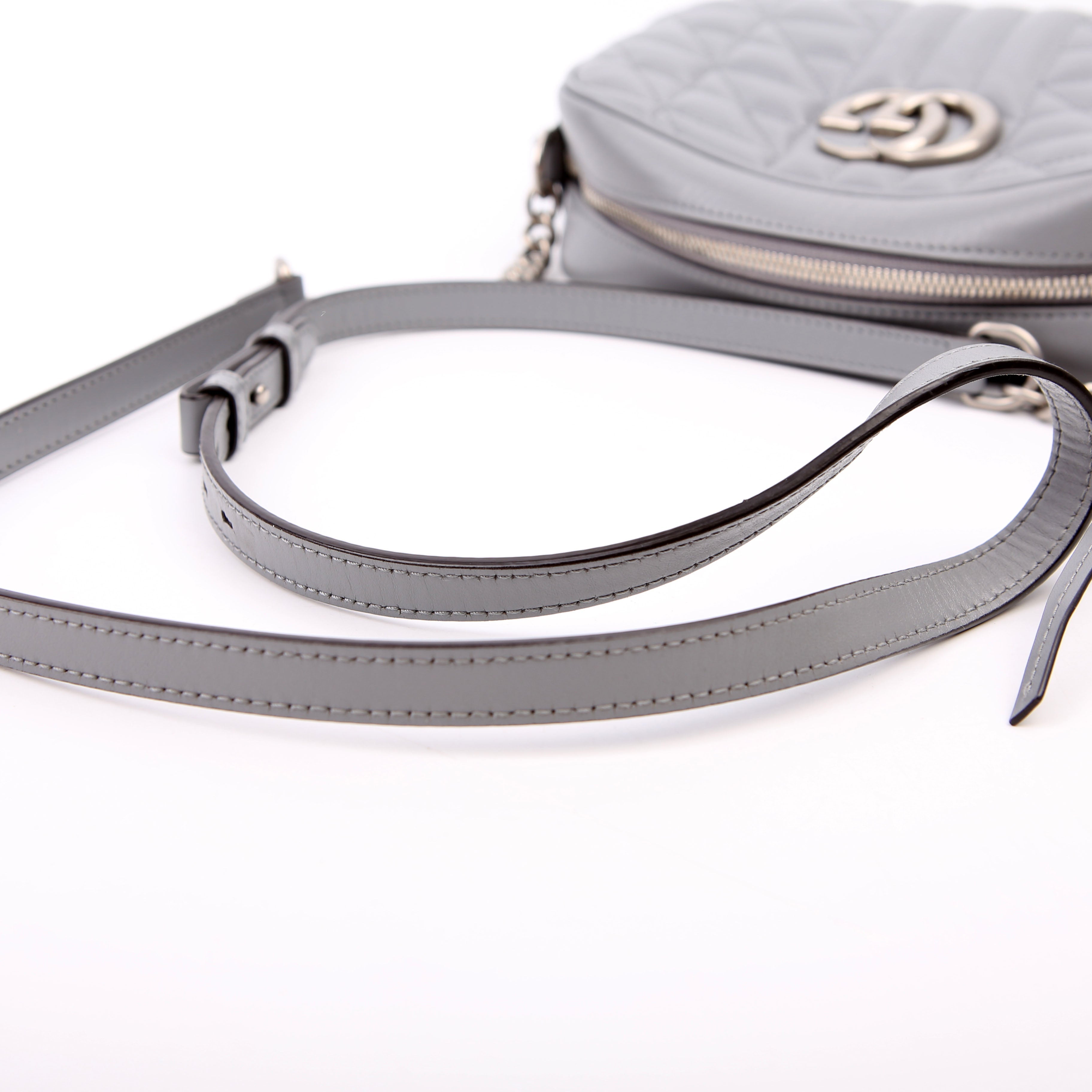 Gucci 447632 Marmont Aria Small Camera Grey