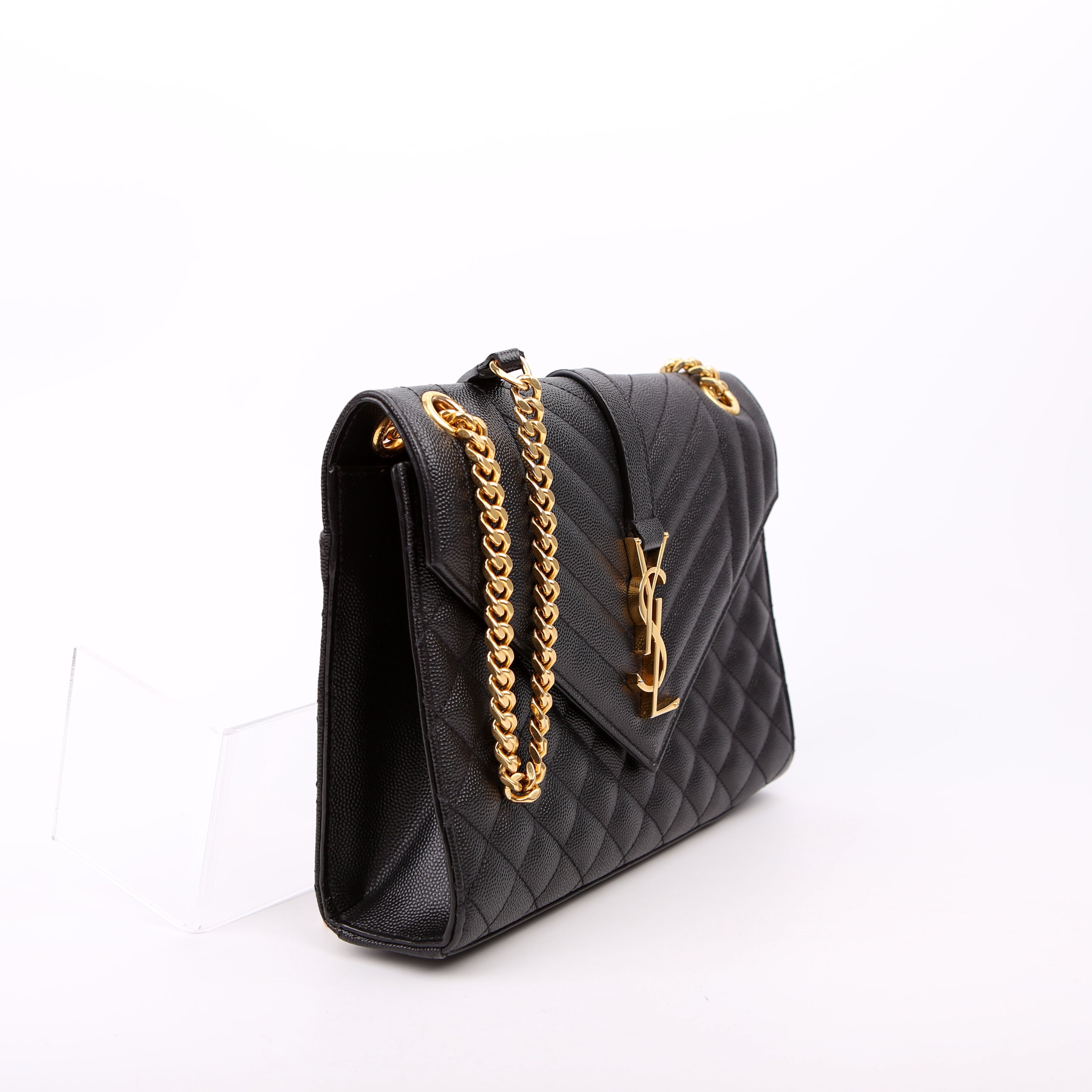Envelope Medium Tri-Quilt 600185 Black