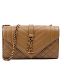 Envelope Small Triquilt Brown
