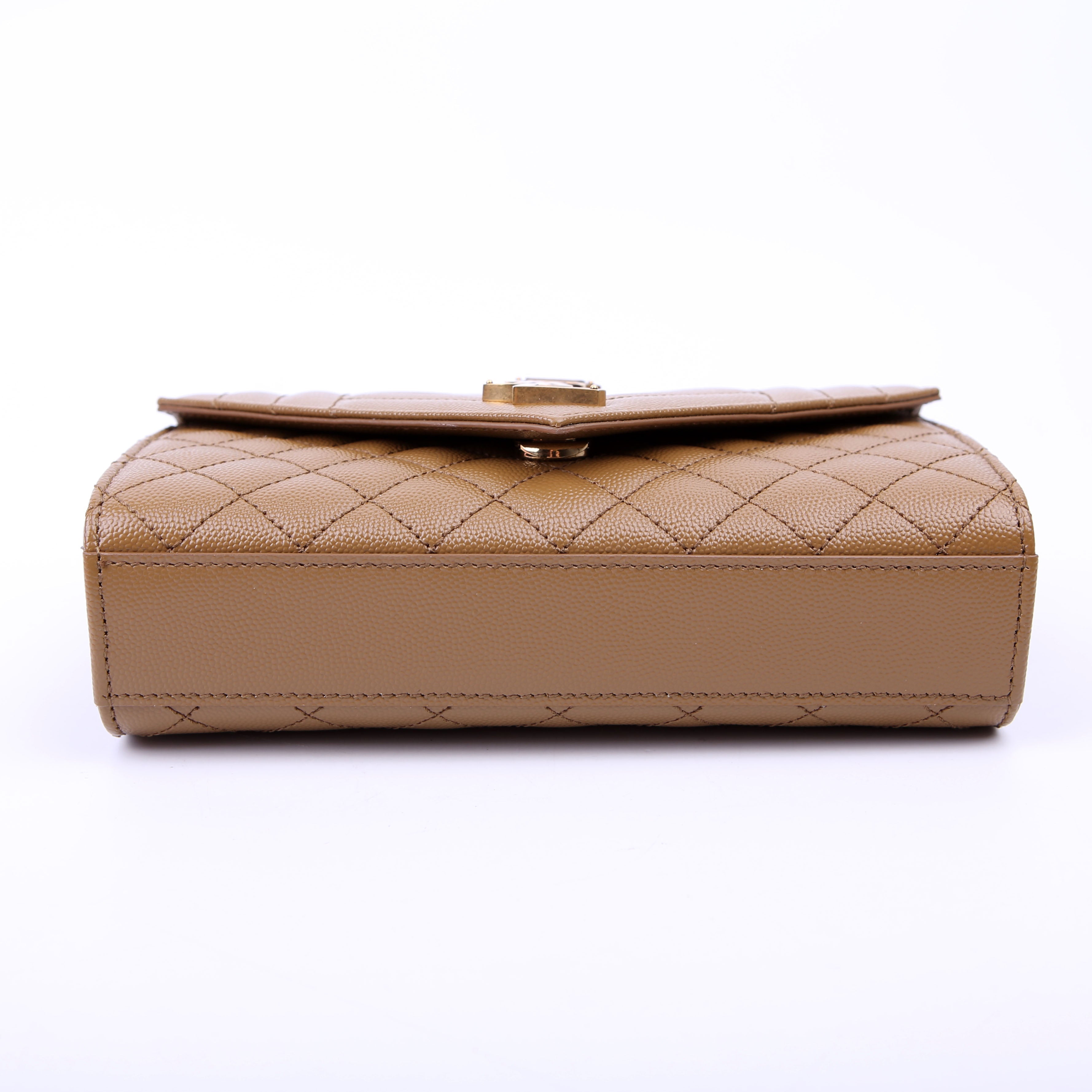 Envelope Small Triquilt Brown