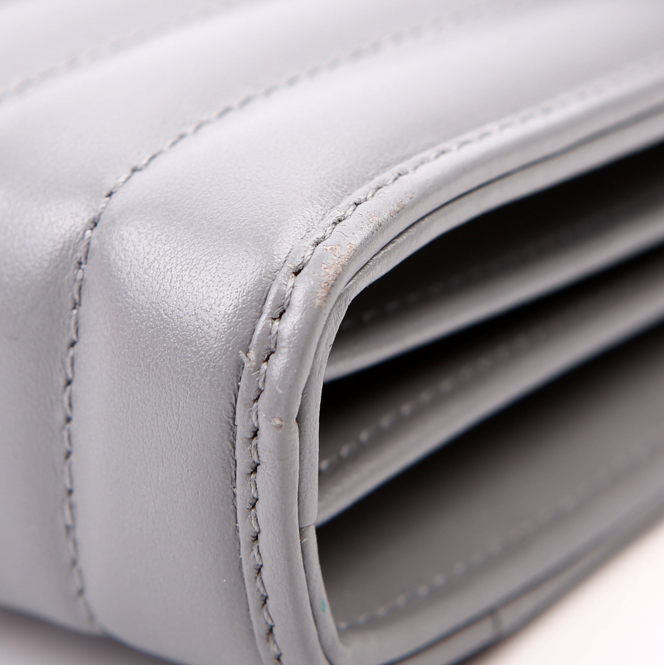 474575 Marmont Aria Chain Wallet Grey