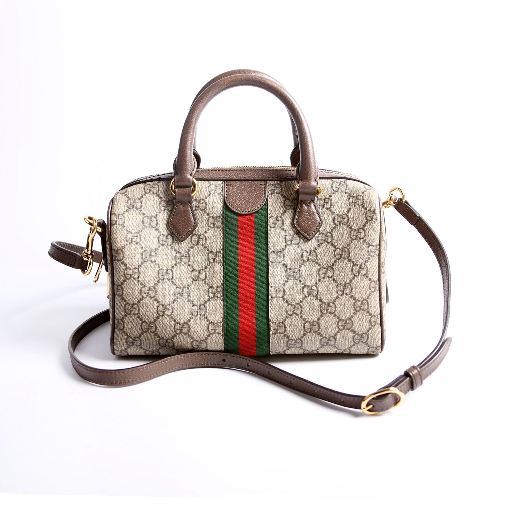 772061 GG Supreme Ophidia Boston Small