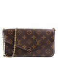 Pochette Felicie Monogram Berry