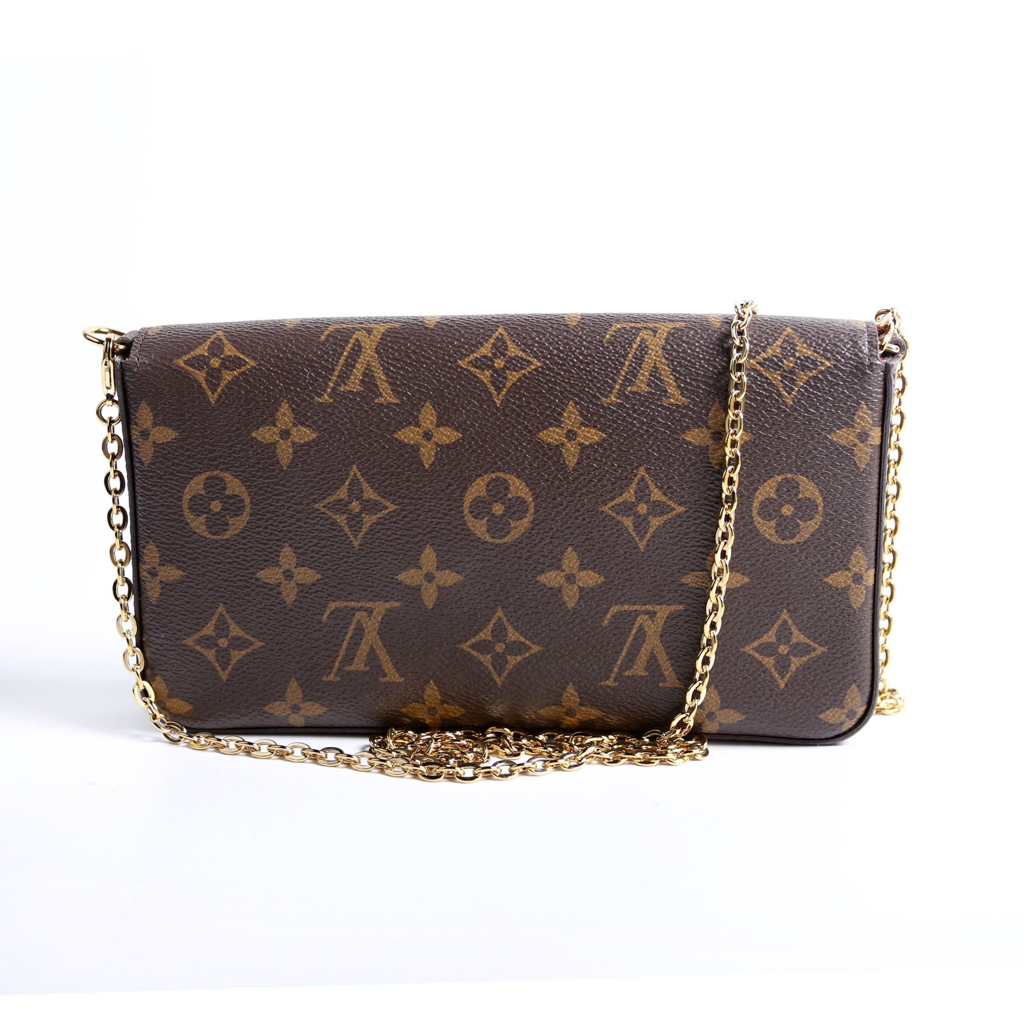 Pochette Felicie Monogram Berry