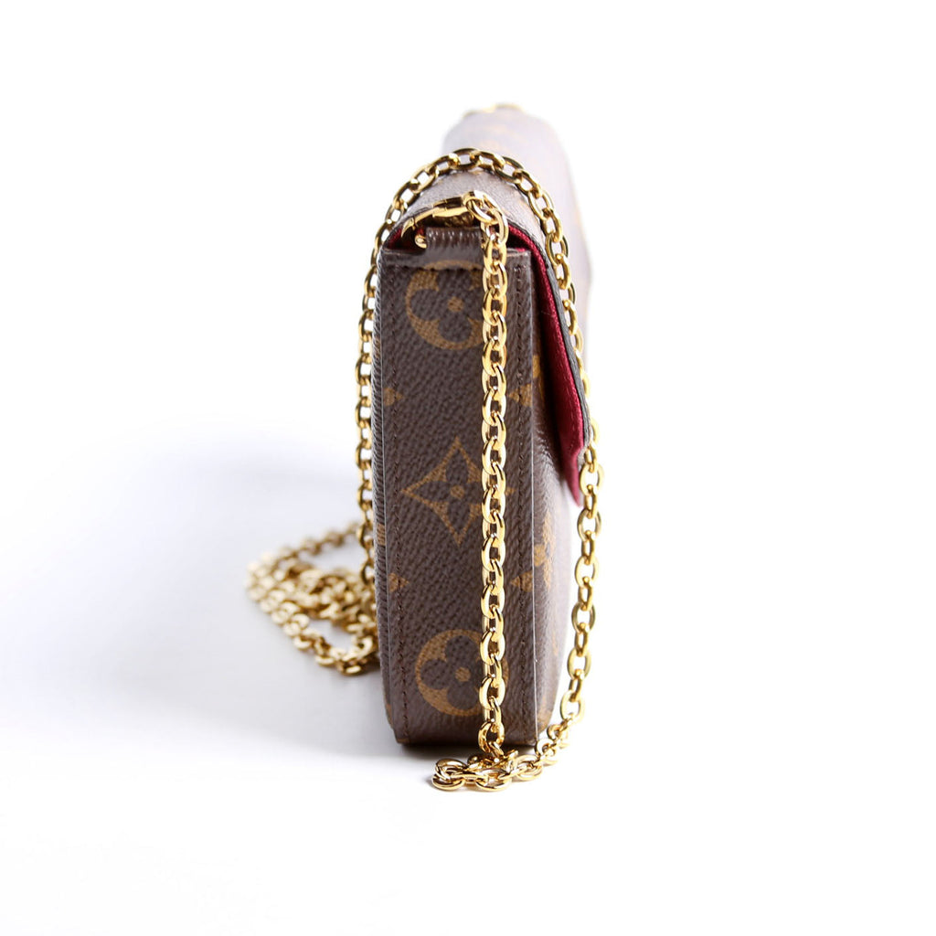 Pochette Felicie Monogram Berry
