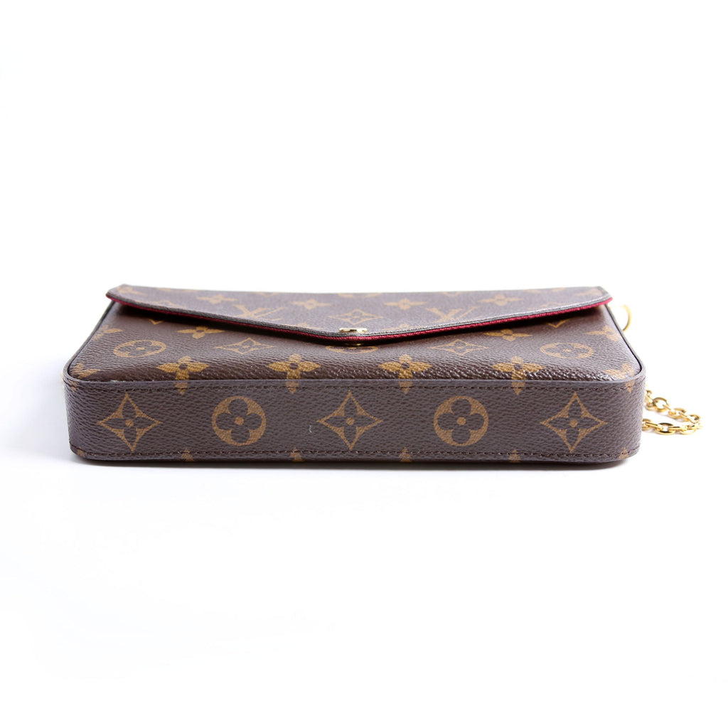 Pochette Felicie Monogram Berry