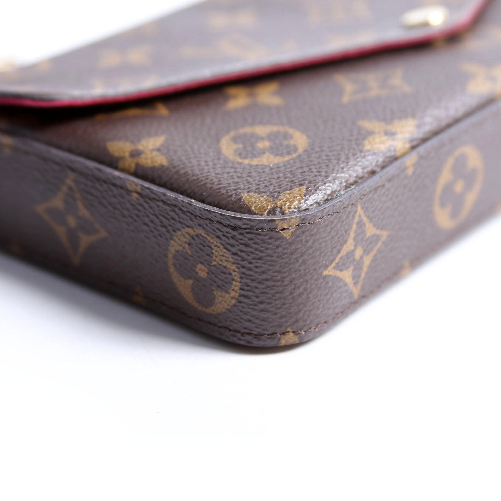 Pochette Felicie Monogram Berry
