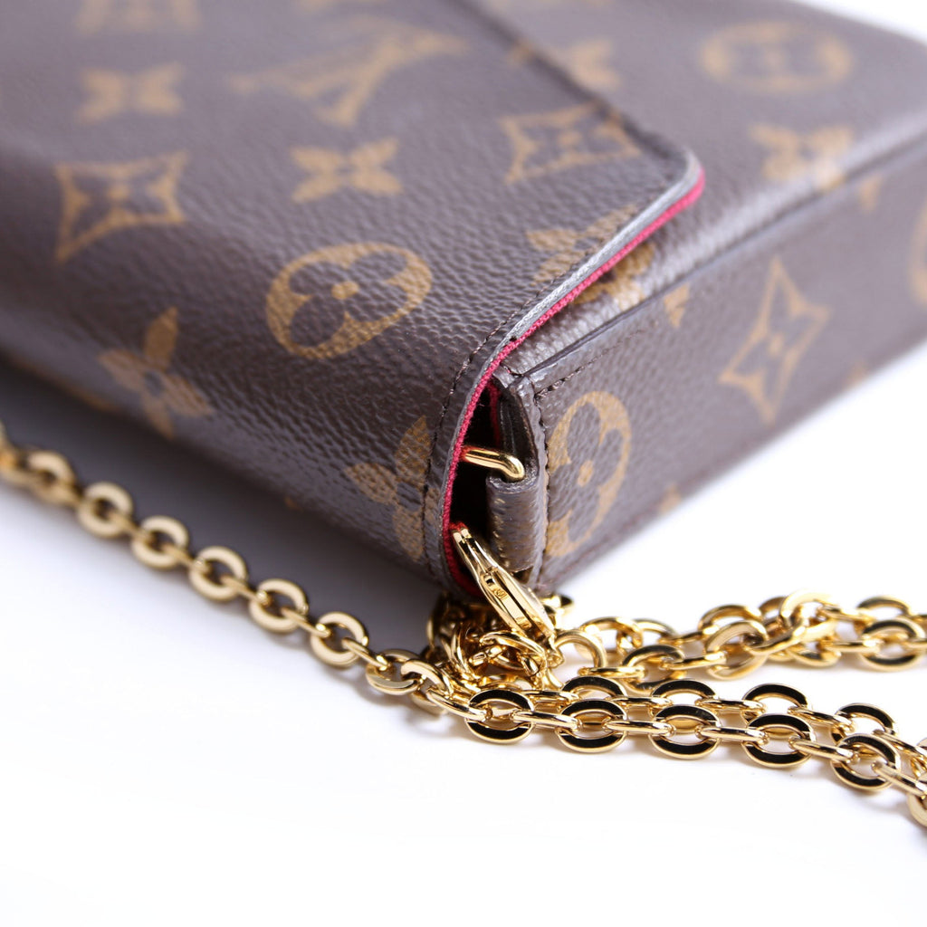 Pochette Felicie Monogram Berry
